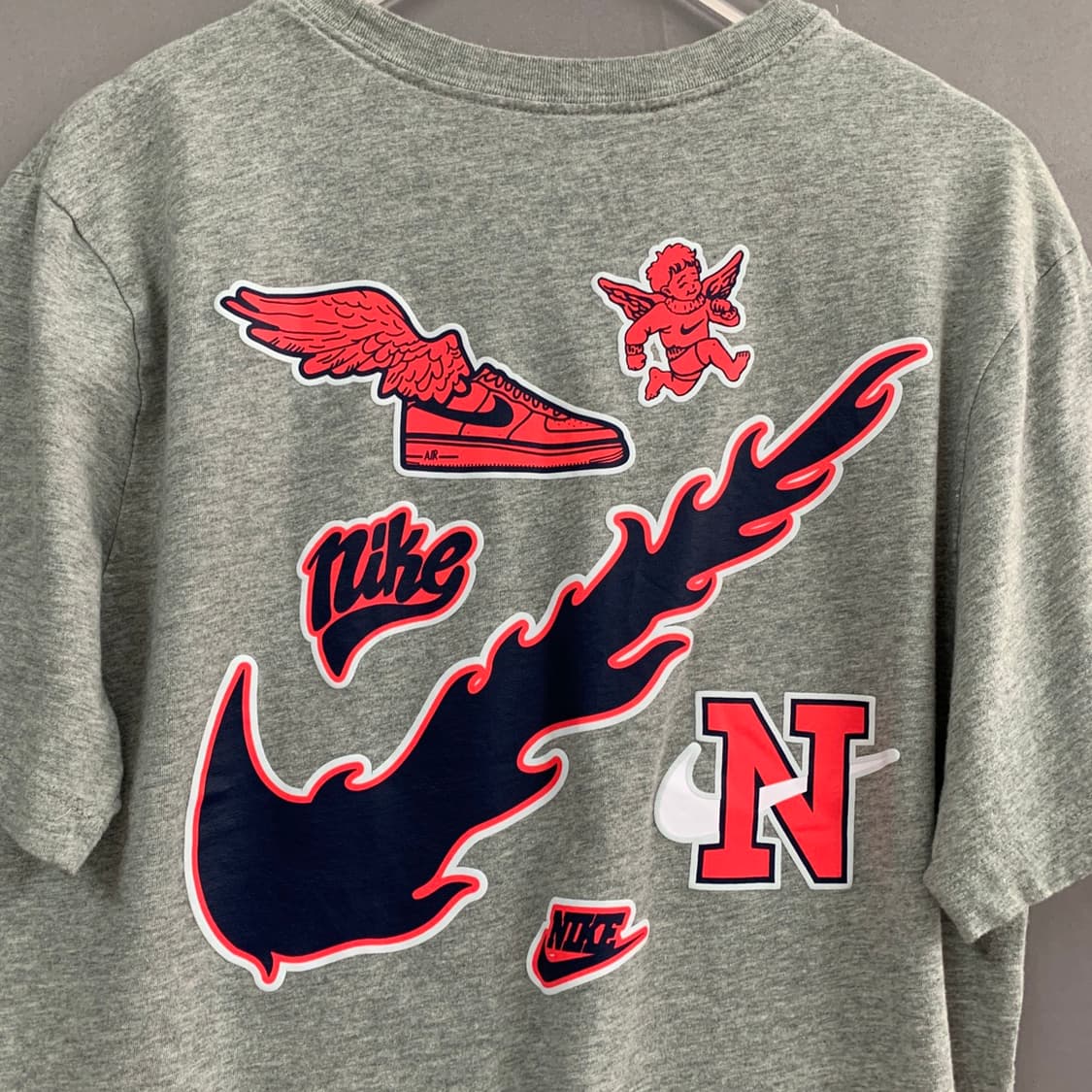 M 나이키 스트릿 빅스우시 프린팅 반팔티 상품이미지4