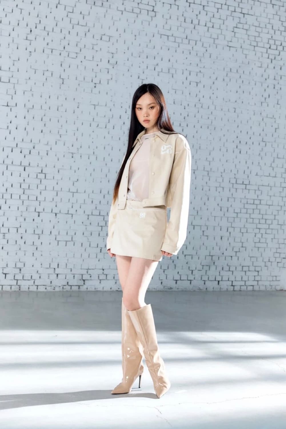 (새상품) Glowny 글로니 스웨이드 스커트 JADEN SUEDE SK 상품이미지1