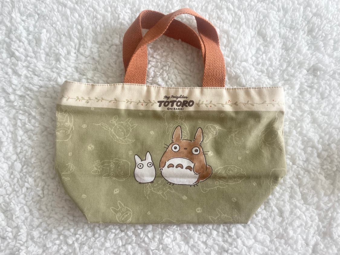모리걸 빈티지 토토로 도시락 미니 가방 🌿🧡💚 상품이미지1