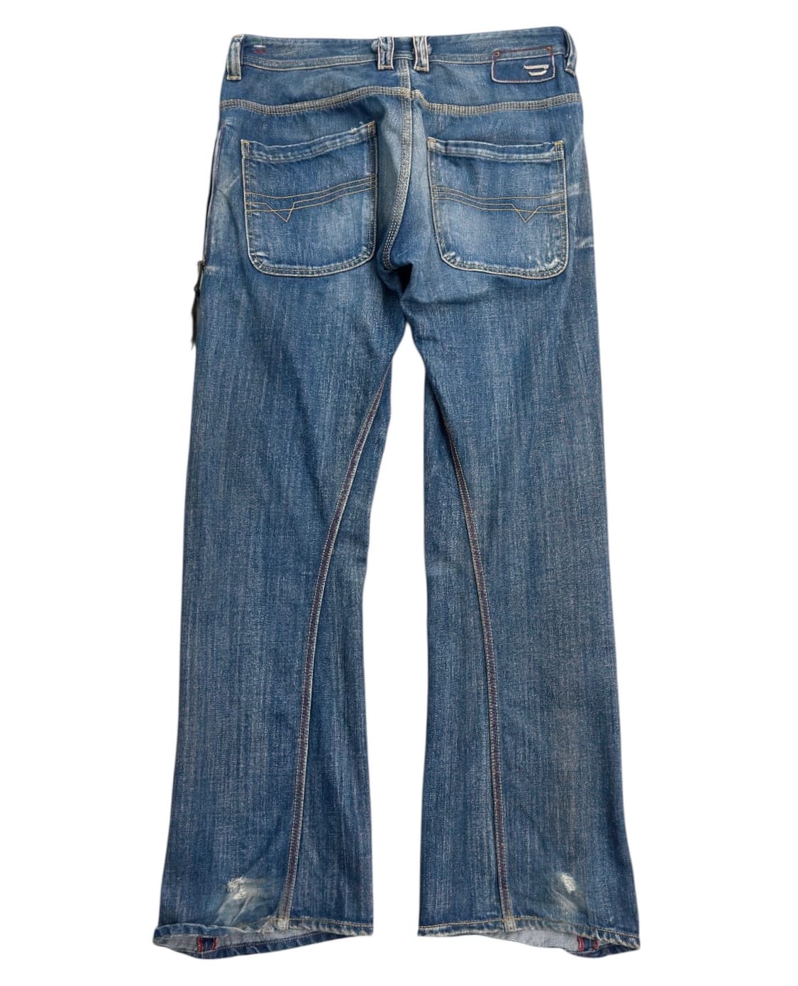 디젤 사이드 지퍼 플레어 데님 팬츠 상품이미지2