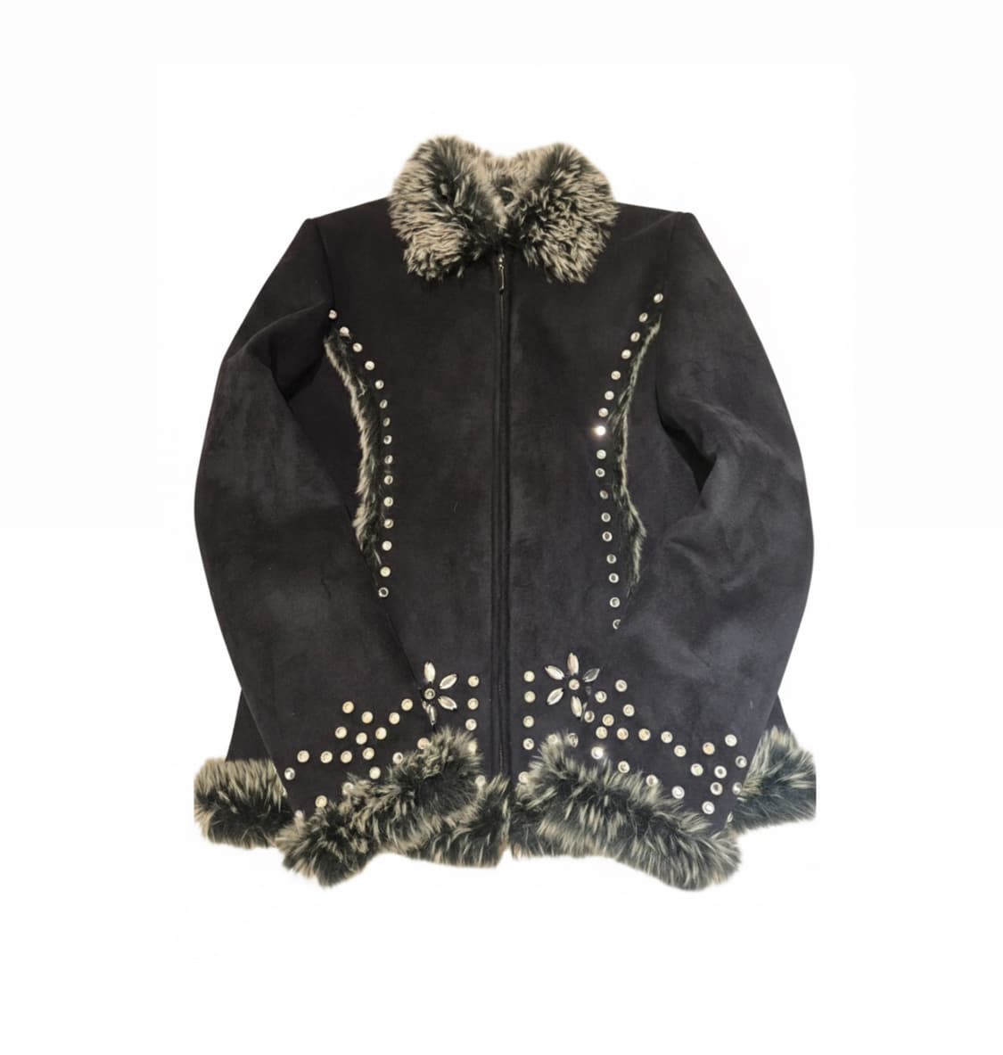 모리걸 퍼 스웨이드 자켓 상품이미지1