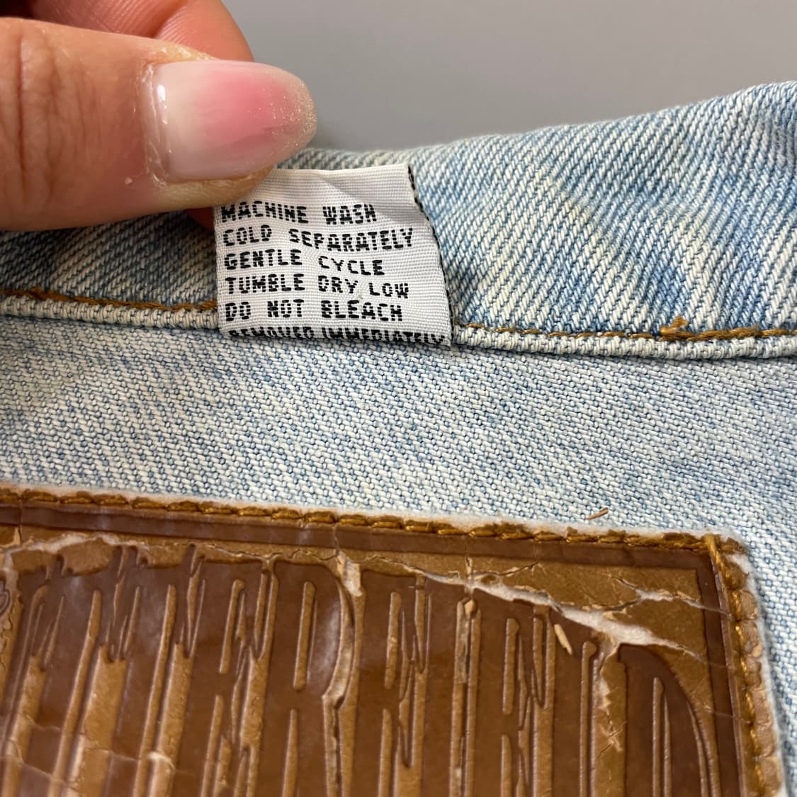 버터필드스테이지 90s 퍼트니즈 연청자켓 L 상품이미지5