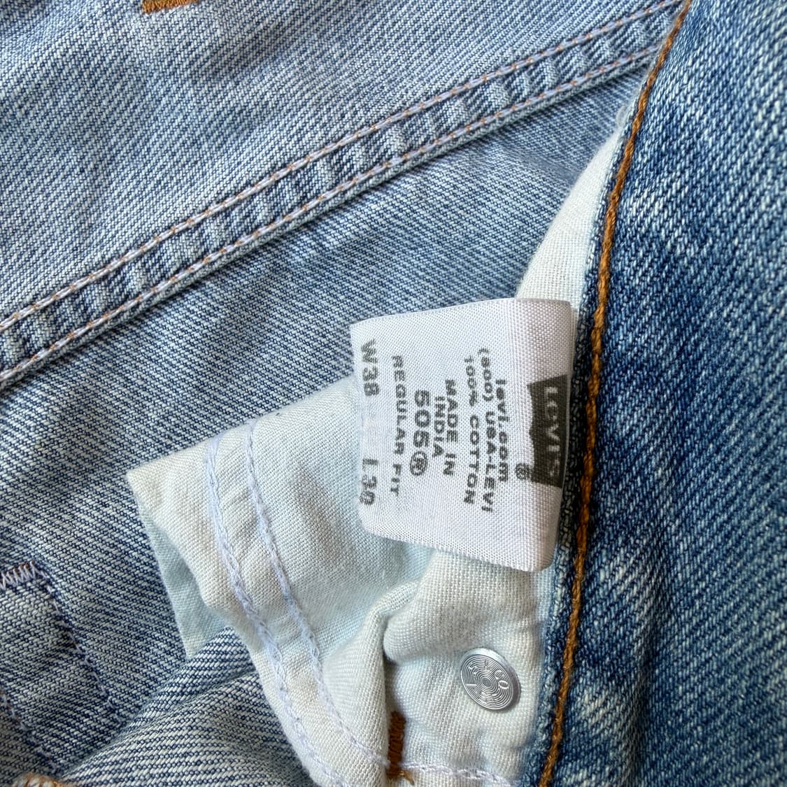 리바이스 505 레귤러 데님 팬츠 상품이미지8