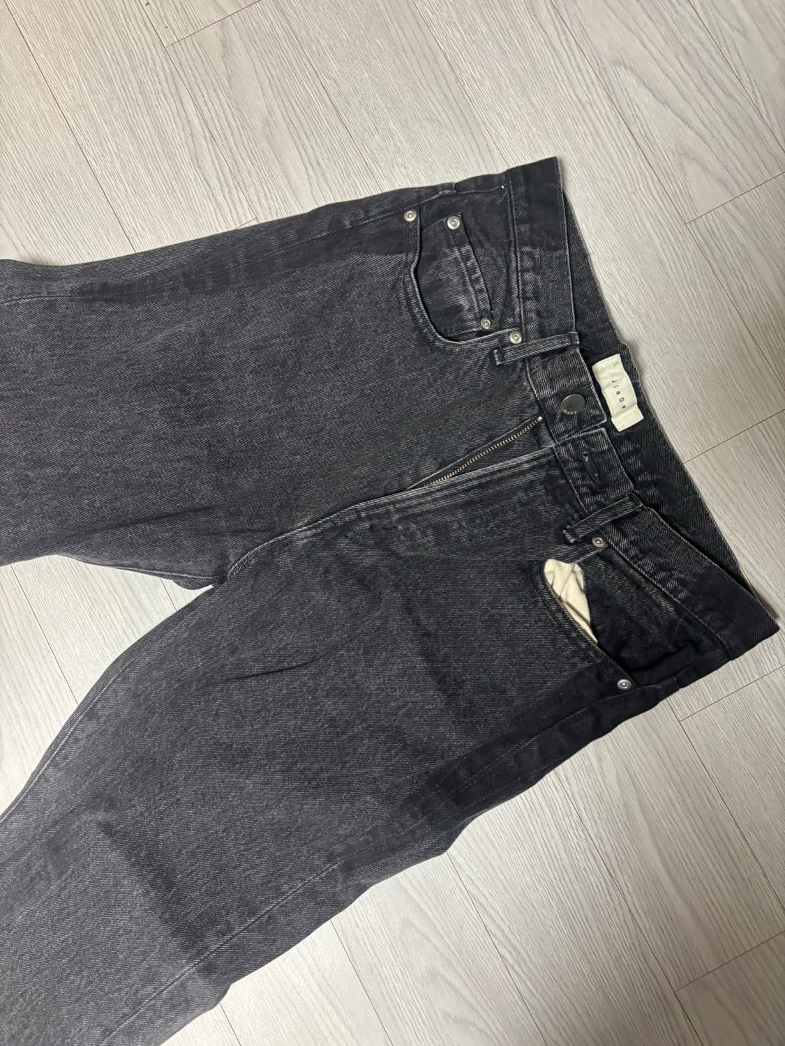 지에다 사이드 워싱 플레어 데님 팬츠 상품이미지3