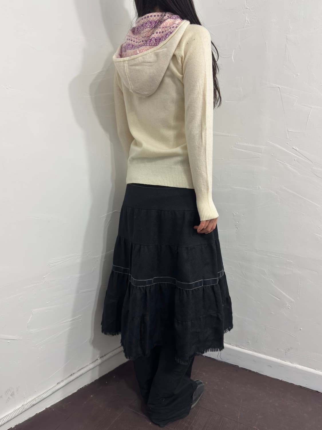 gap lambs wool hood zipup 상품이미지5