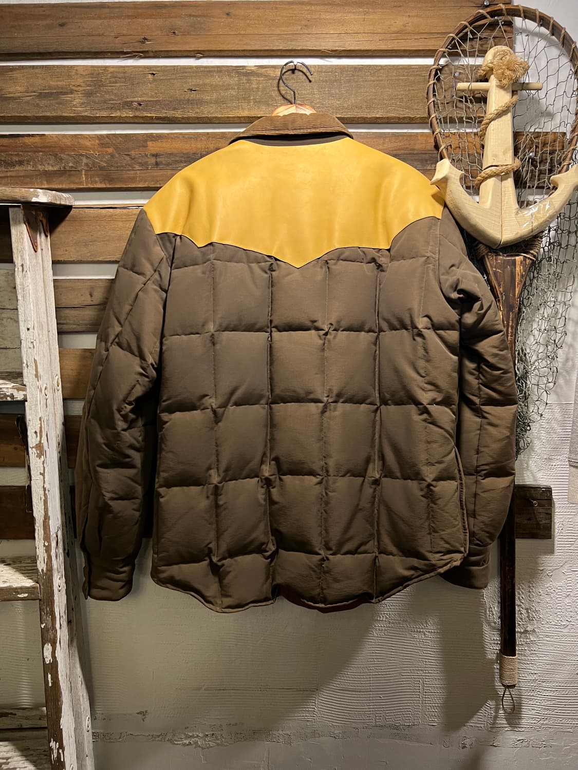 [XL]Sugar Cane 슈가케인 빈티지 썬페이딩 요크 다운 자켓 상품이미지8