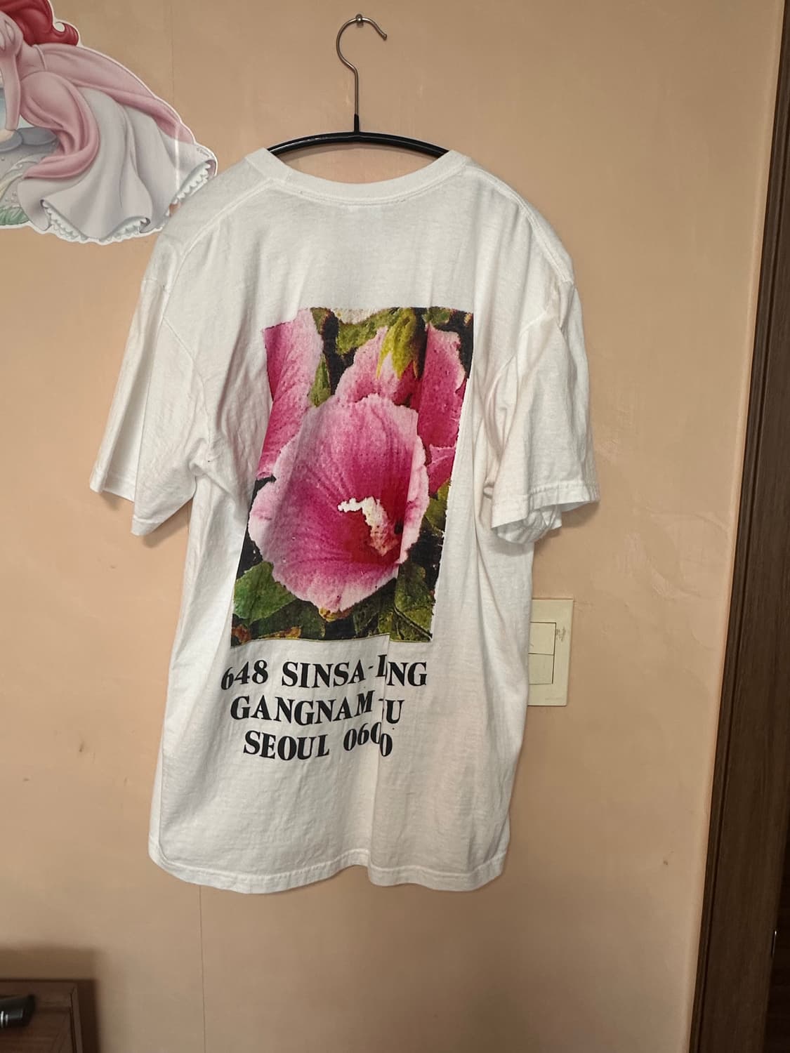 M) 슈프림 서울 박스로고 티셔츠 화이트 - 23FW 상품이미지5