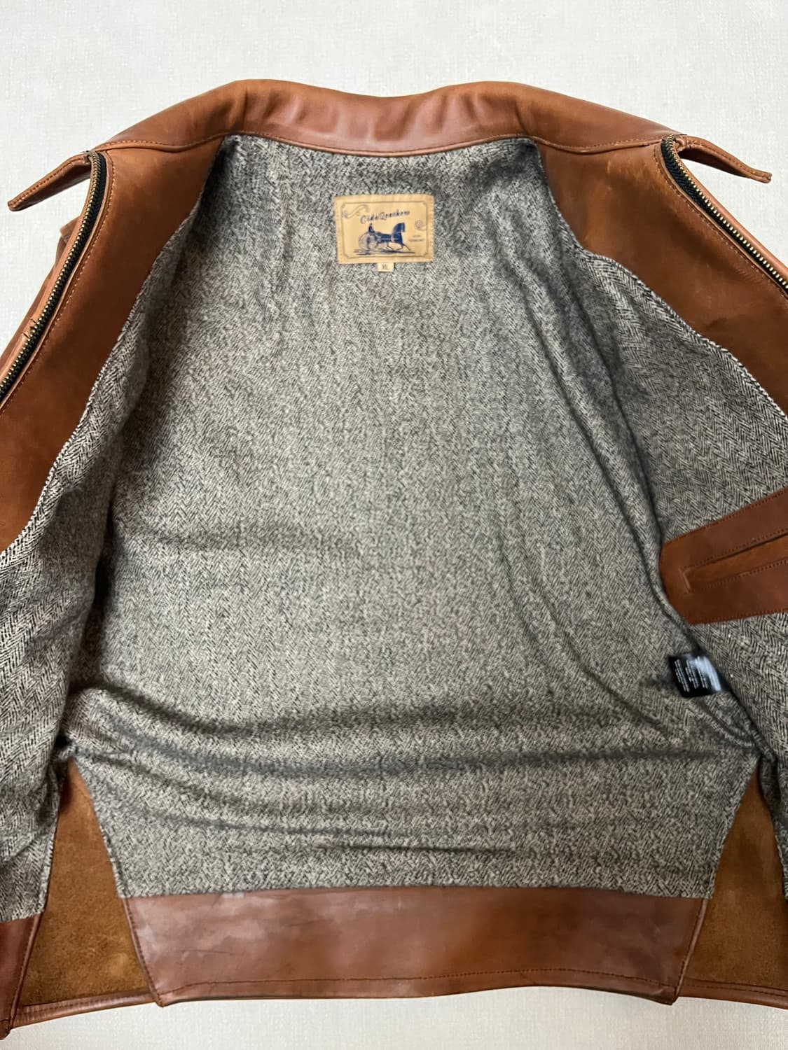 cidu 호윈레더 카우하이드 자켓 상품이미지3