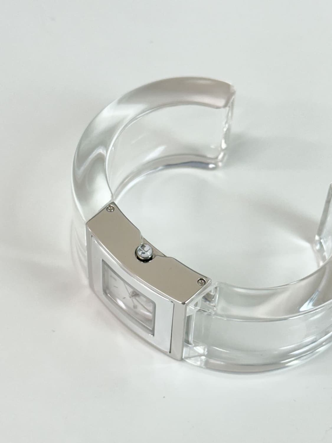 [새상품] courreges / 꾸레쥬 아크릴 뱅글 시계 상품이미지5