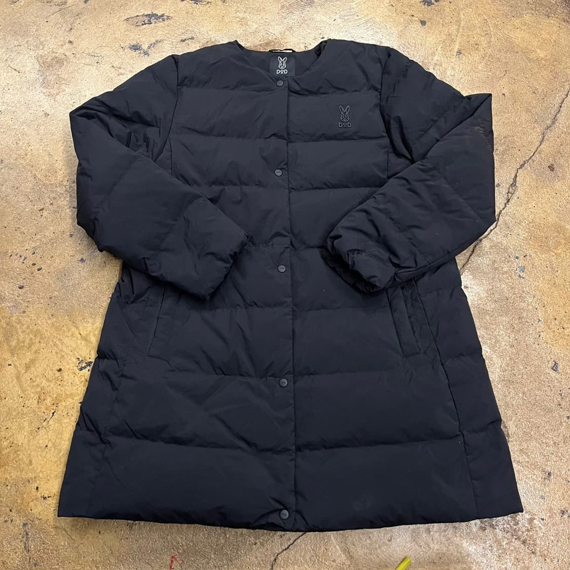 [정품/L] DOD 디오디 경량 패딩 자켓 블랙 b14 상품이미지2
