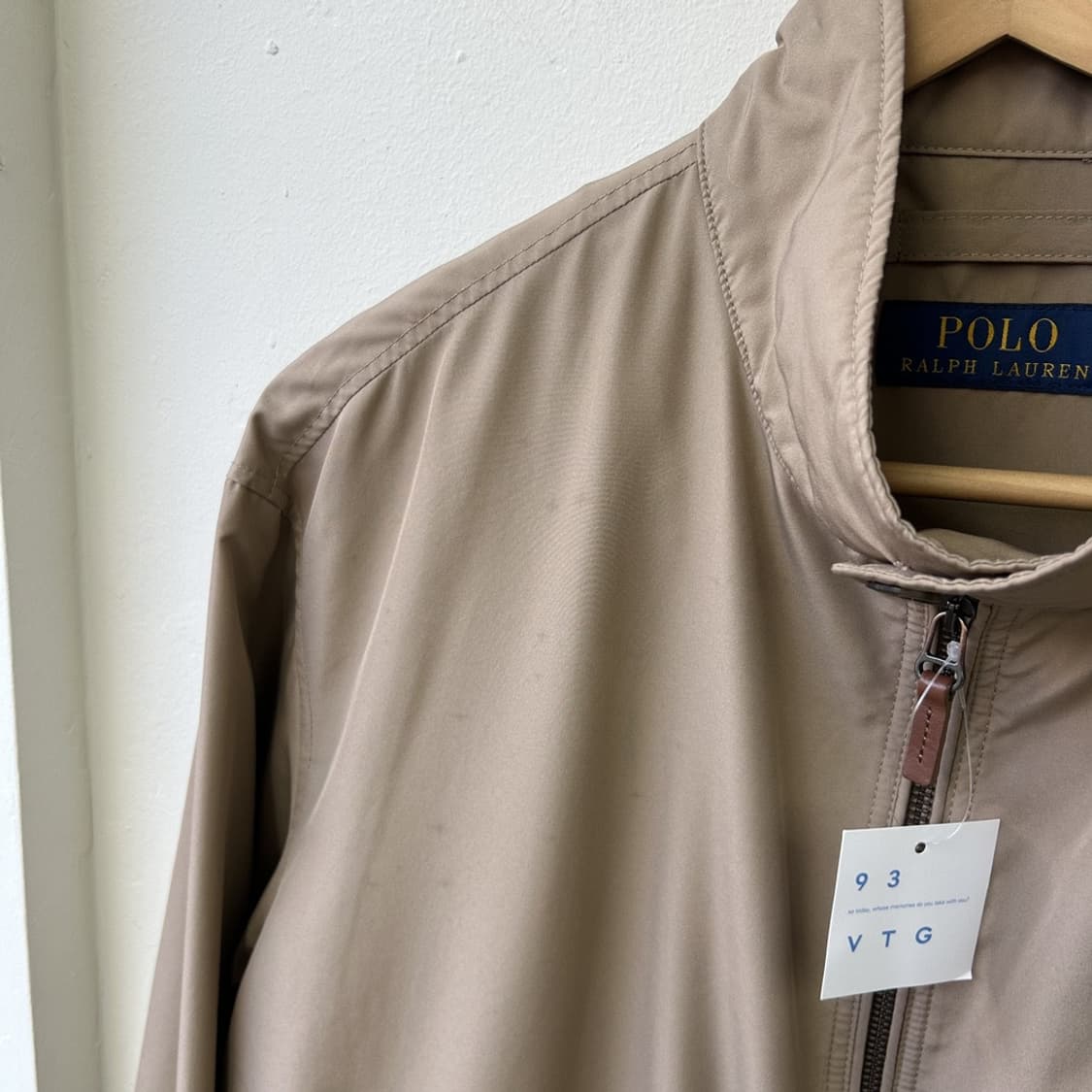 15951 - 폴로 랄프로렌 베이지 바라쿠타 블루종 자켓 상품이미지3