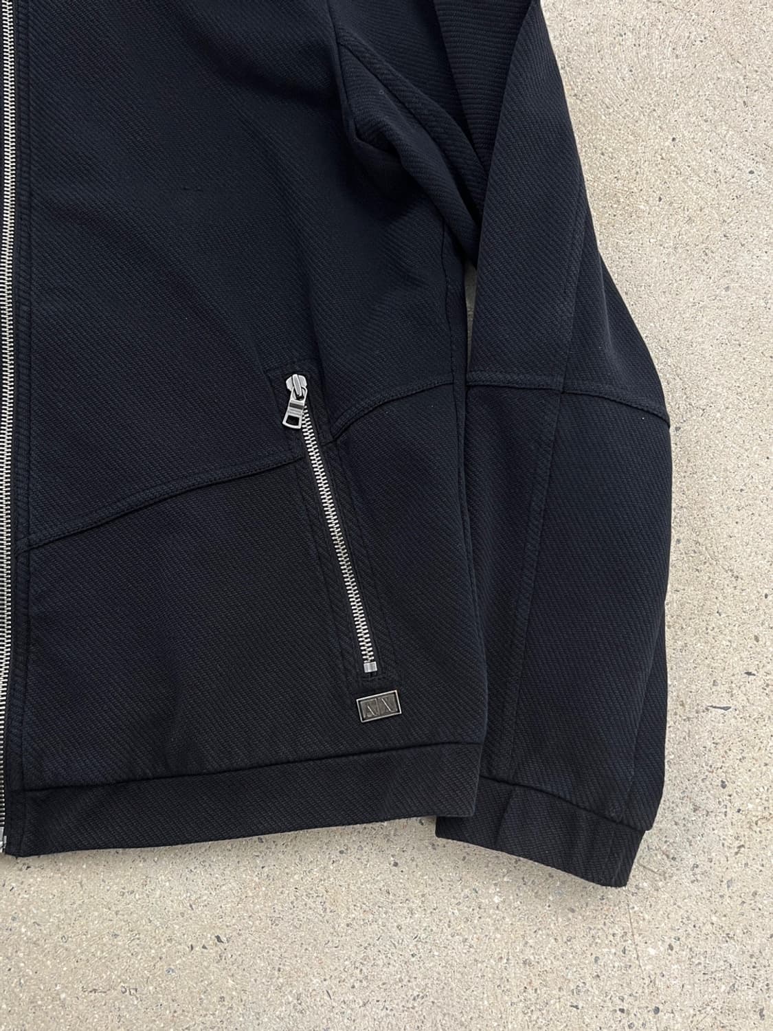 아르마니 익스체인지 메탈로고 코튼 후드집업 상품이미지8