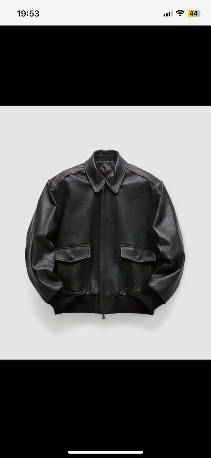 쿠어 a-2 레더자켓 상품이미지1