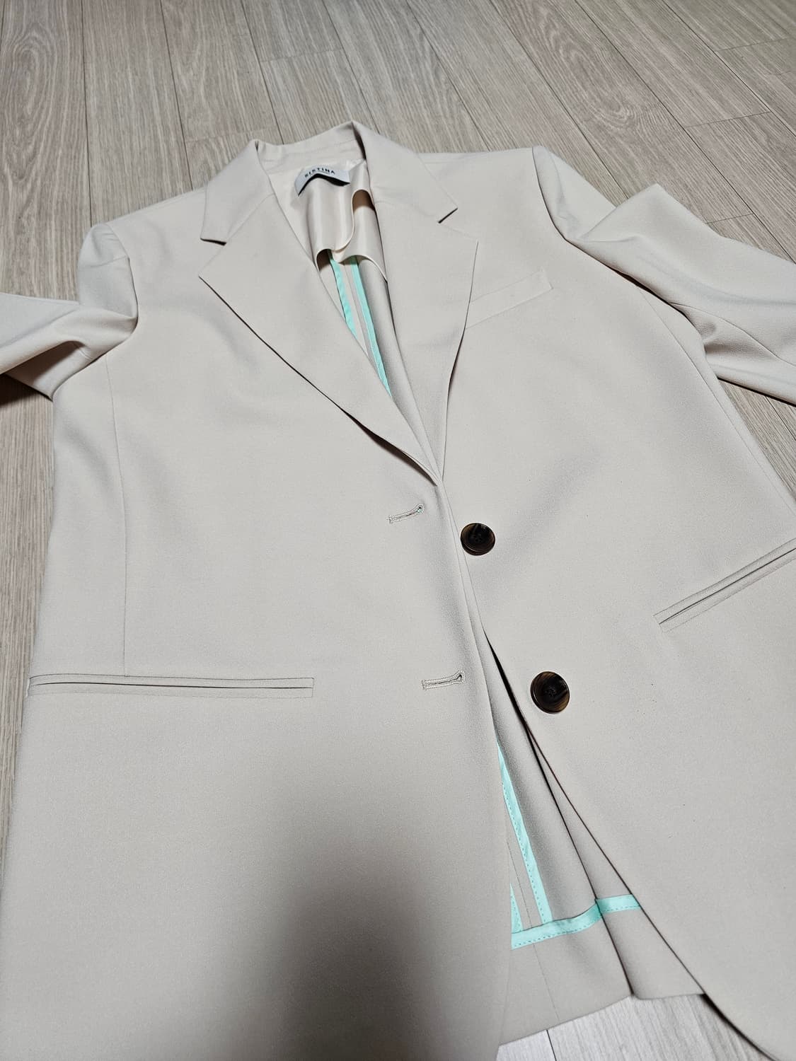 시스티나 베이지 자켓 55사이즈 상품이미지1