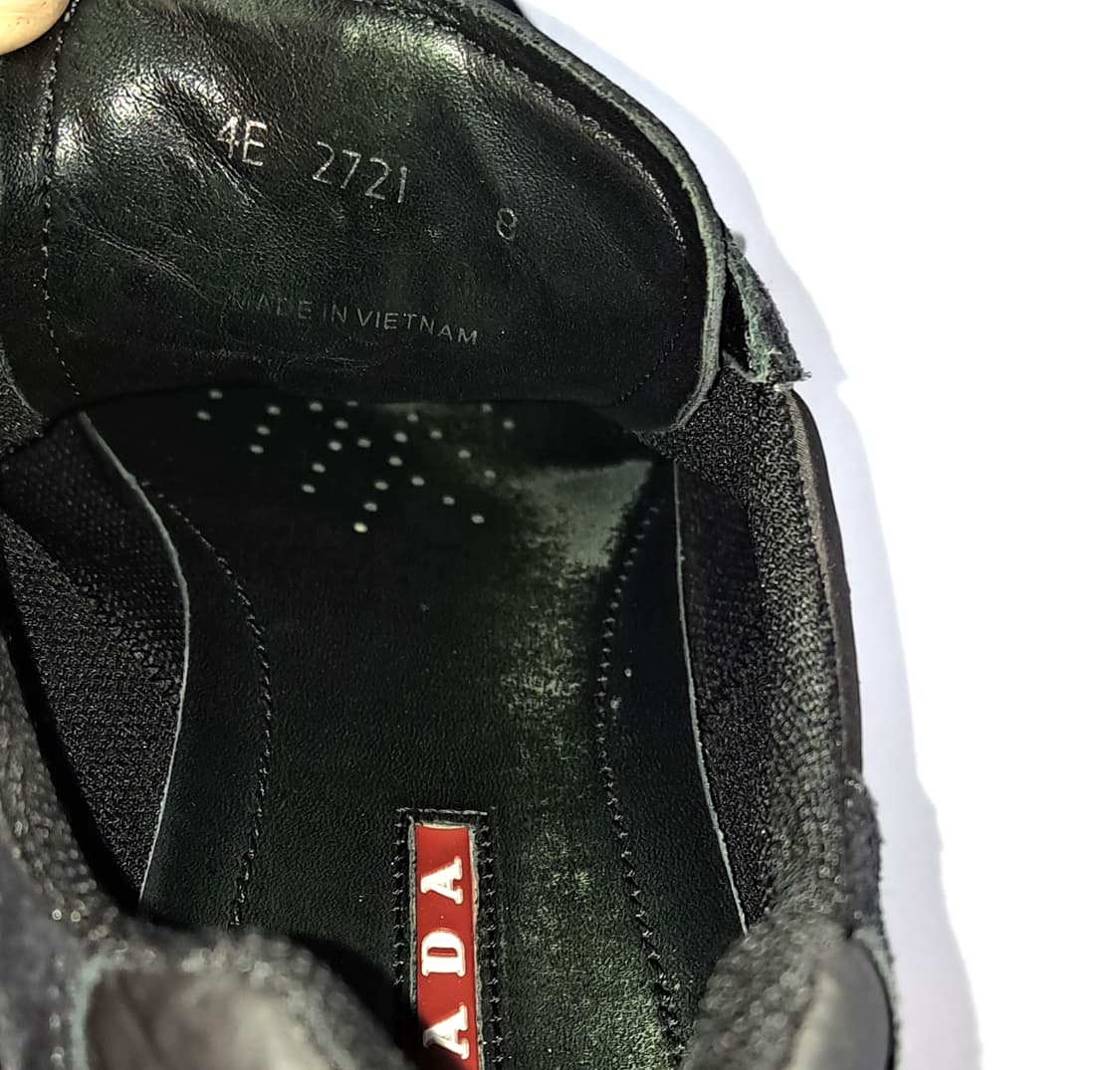 PRADA SNEAKERS BLACK SUEDE 270 상품이미지6