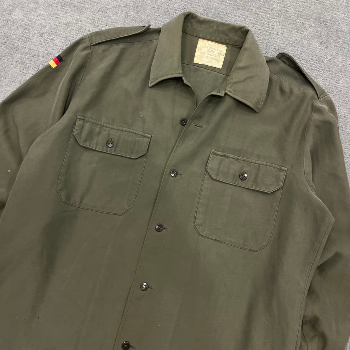 독일군 오리지널 90s 밀리터리 셔츠 상품이미지2