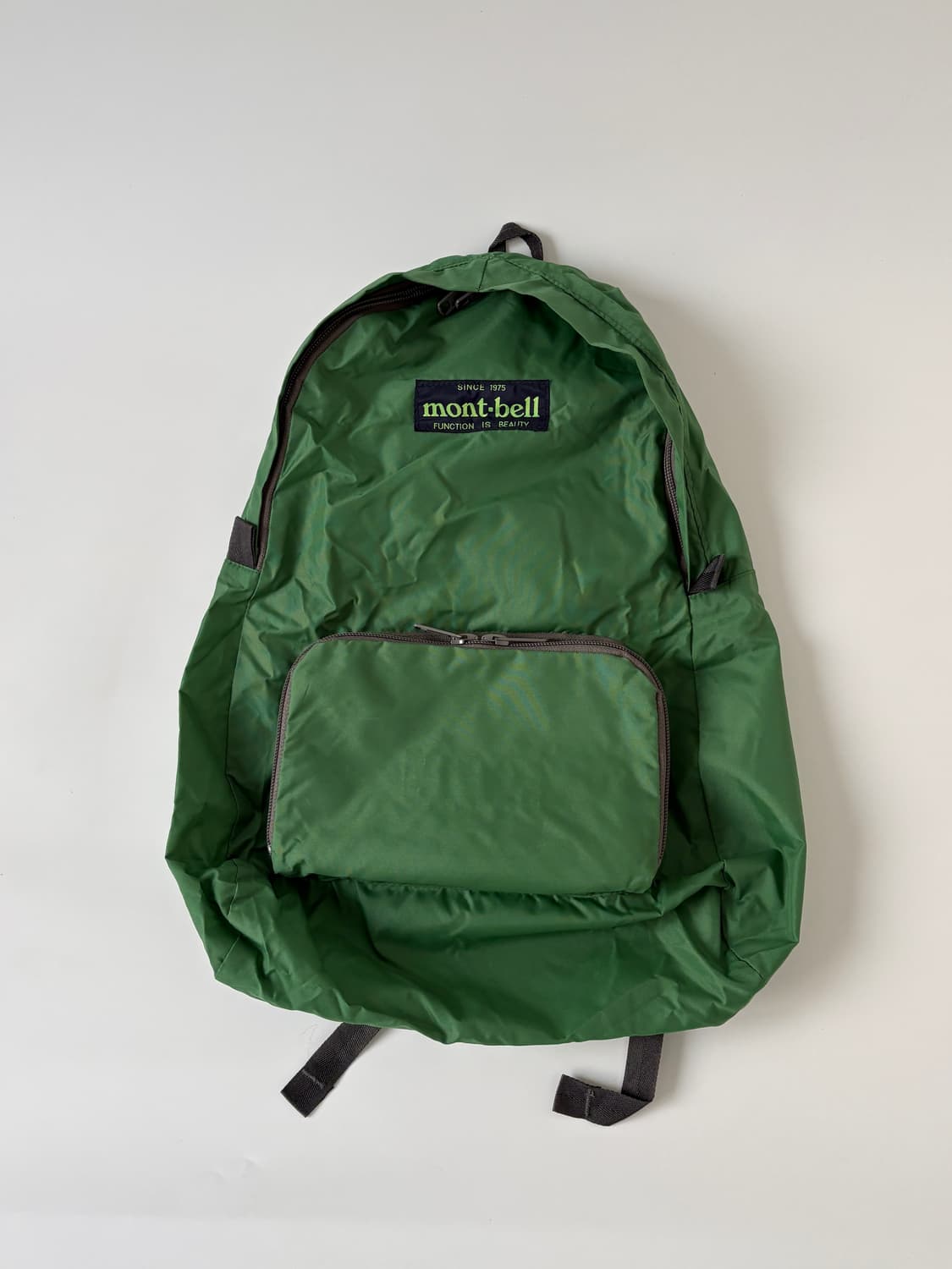 Vintage Pocketable Nylon Daypack (Green) 상품이미지2