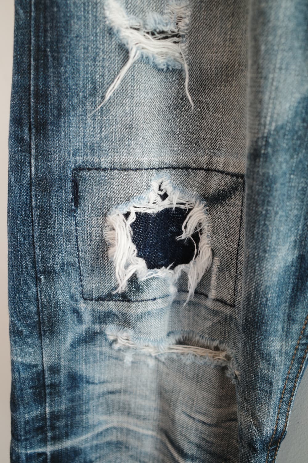 Japan brand 데미지 데님팬츠 (34인치) 상품이미지4