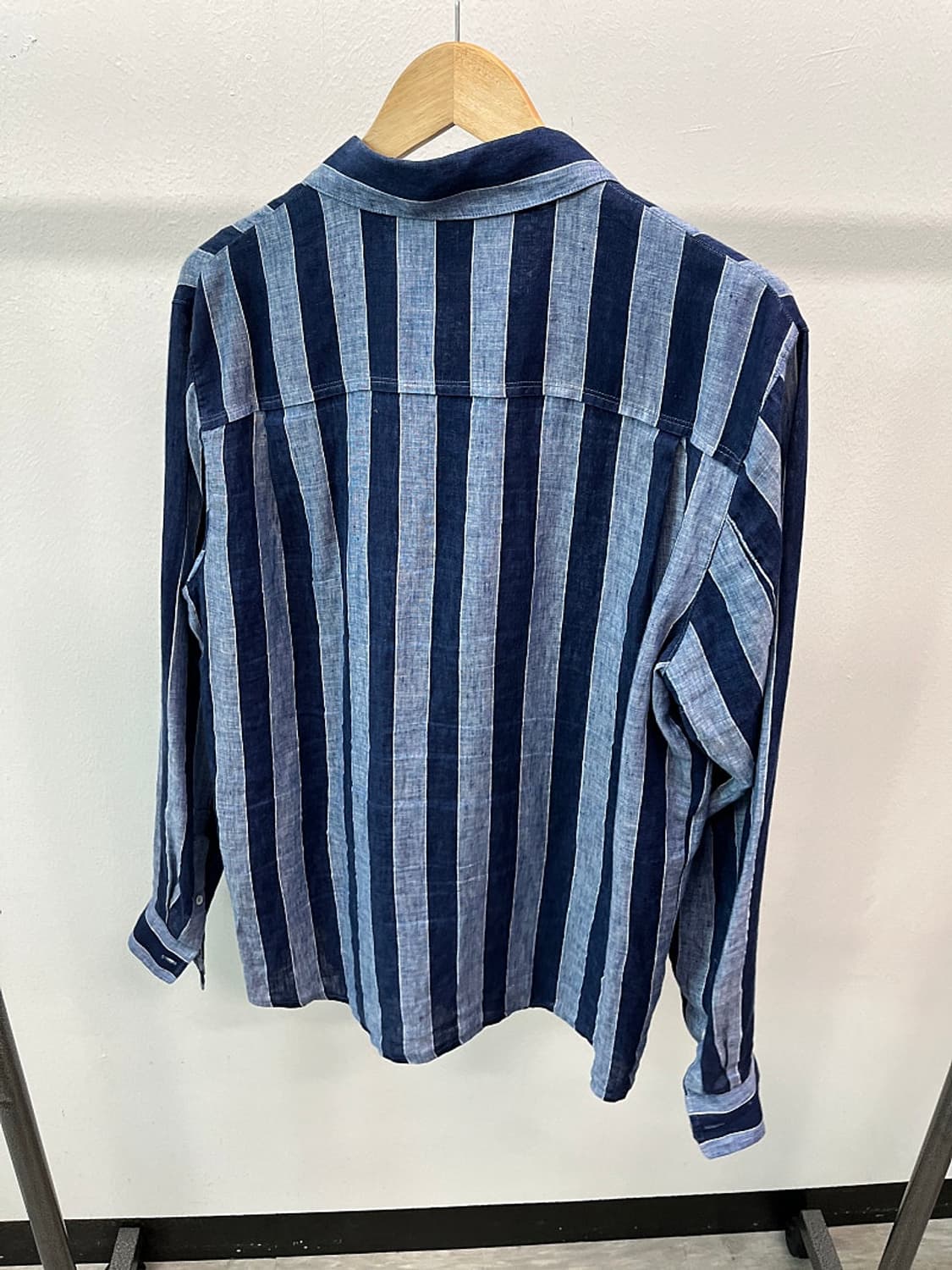 105) 타임 스트라이프 린넨셔츠  상품이미지5