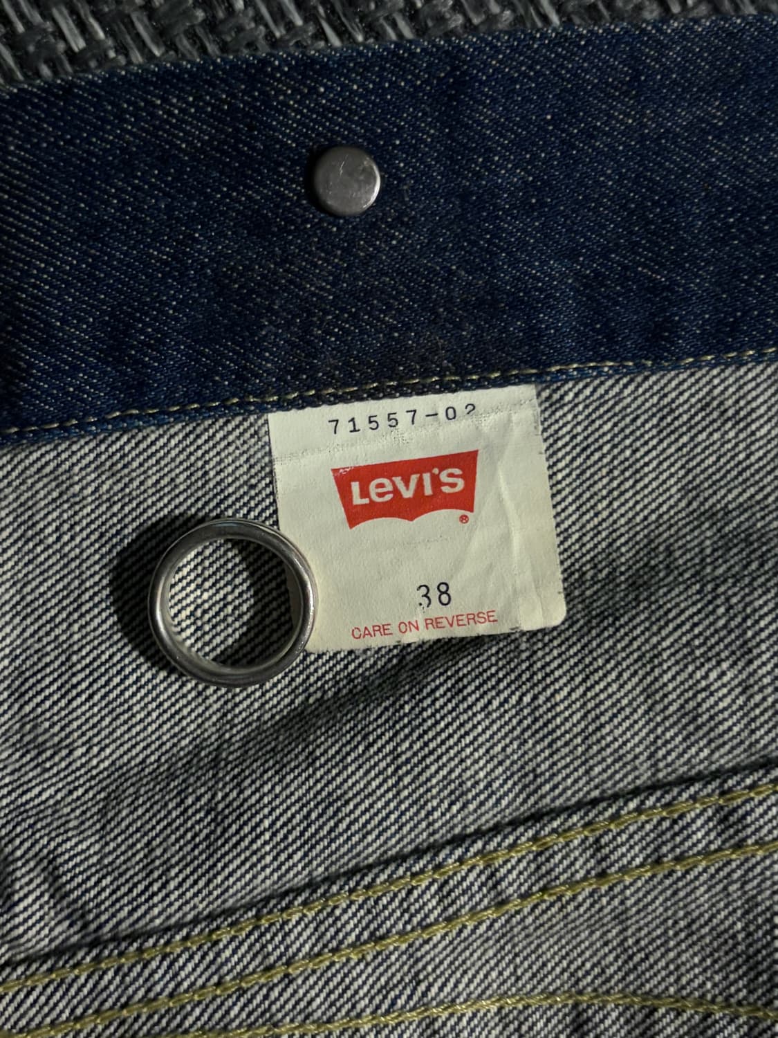 90s LEVI'S LVC 3rd DENIM TRUCKER 38 상품이미지7