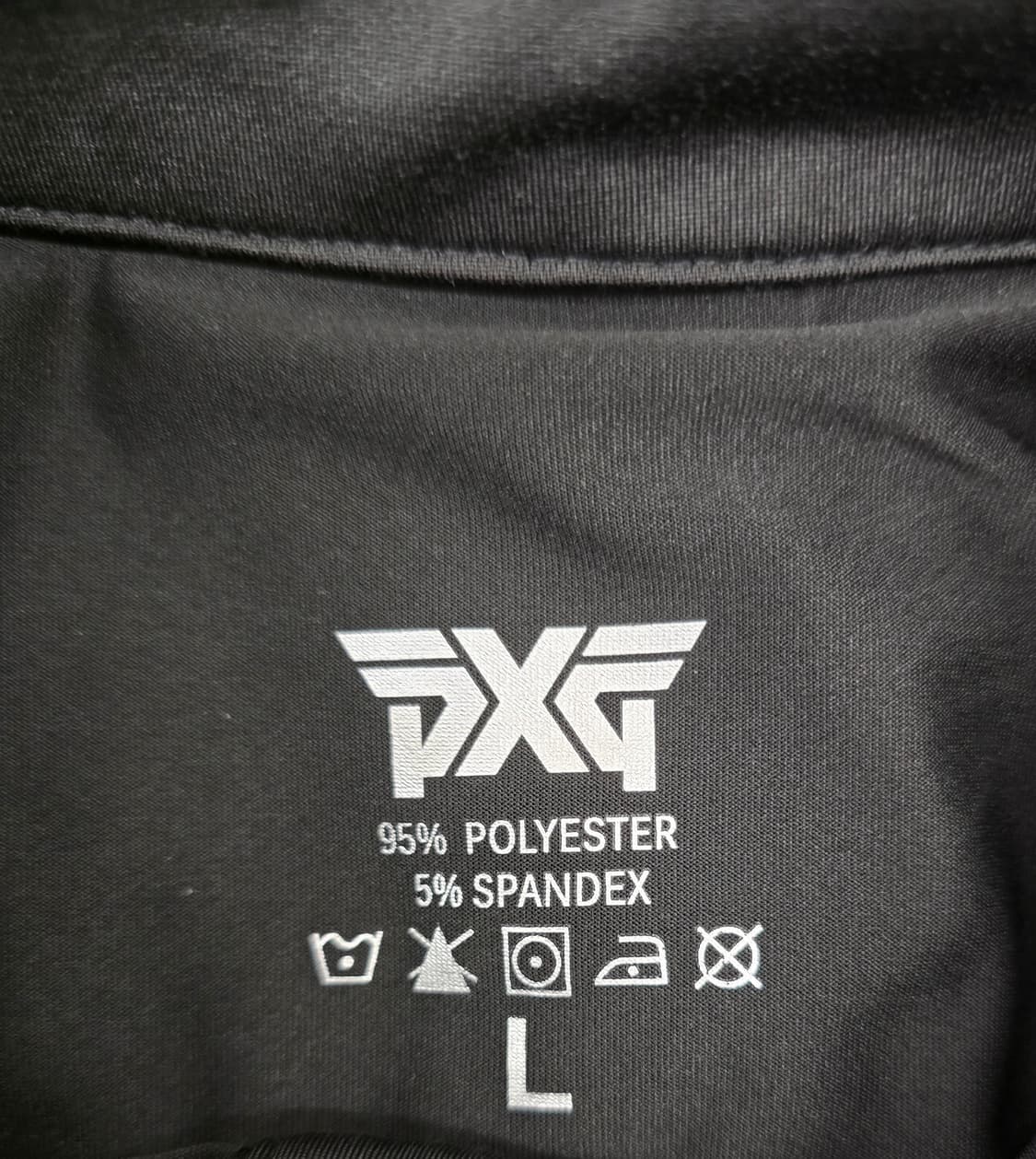 PXG 남성 골프웨어 빅로고 카라반팔티.
싸이즈 95~100 상품이미지4