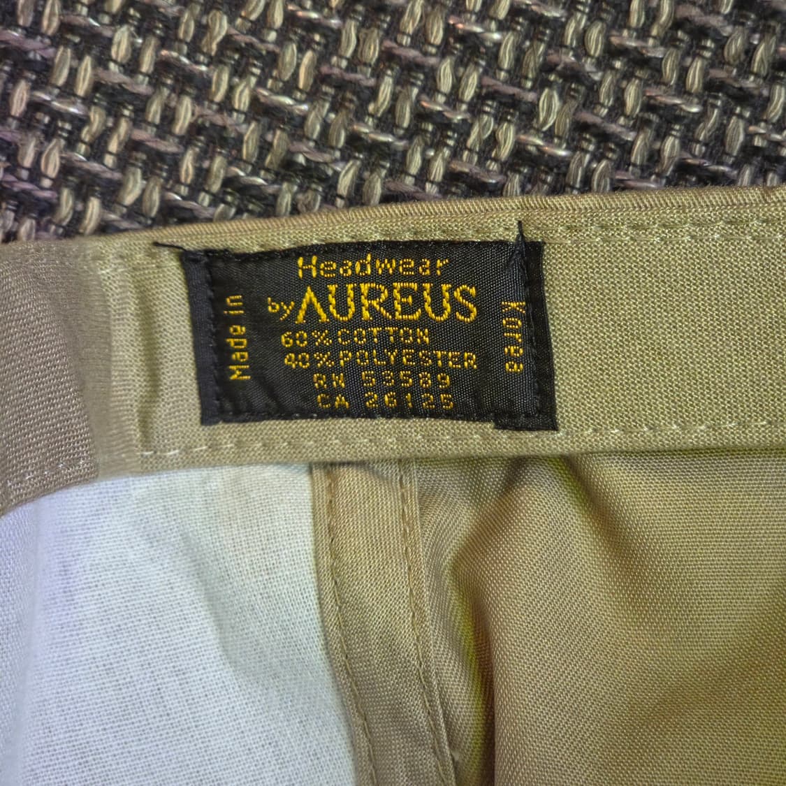 90s Vintage AUREUS 트러커 캡 모자 상품이미지4