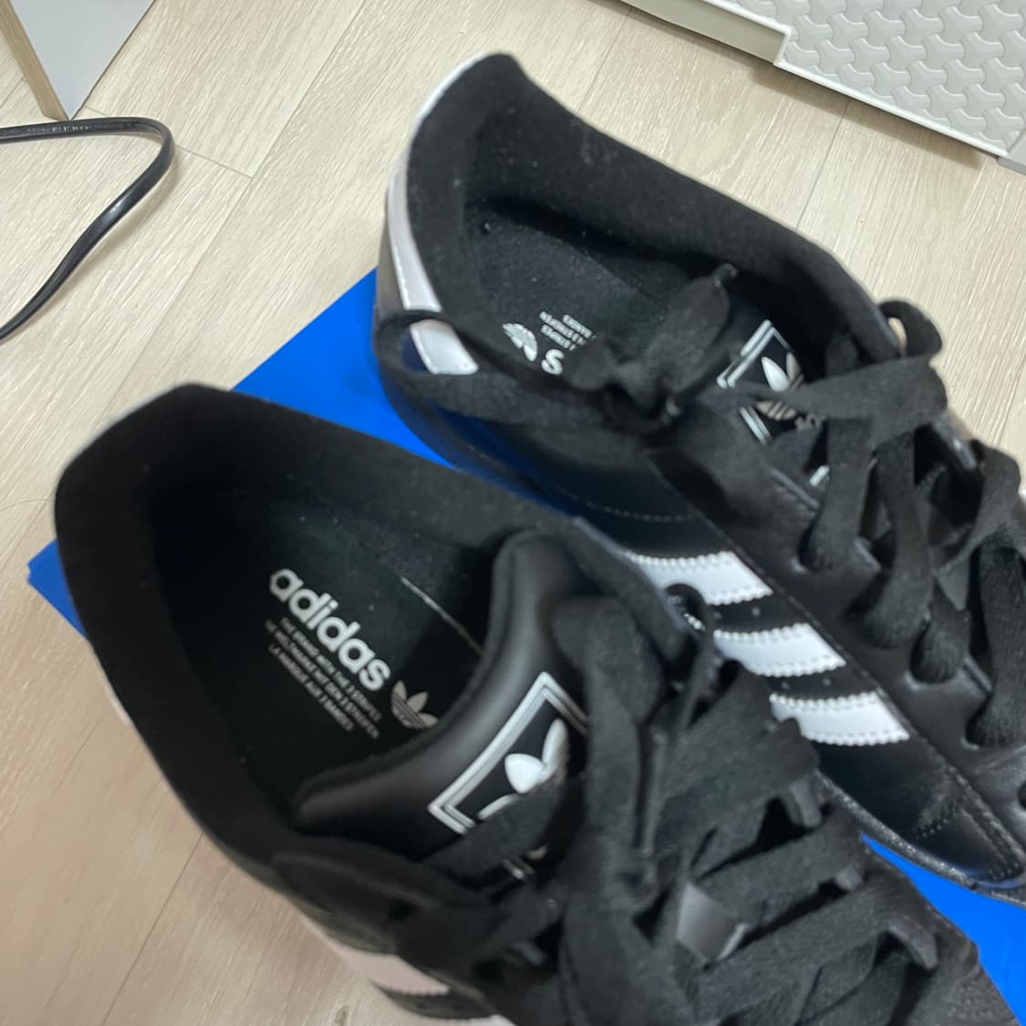 아디다스 슈퍼스타 블랙 240 상품이미지6