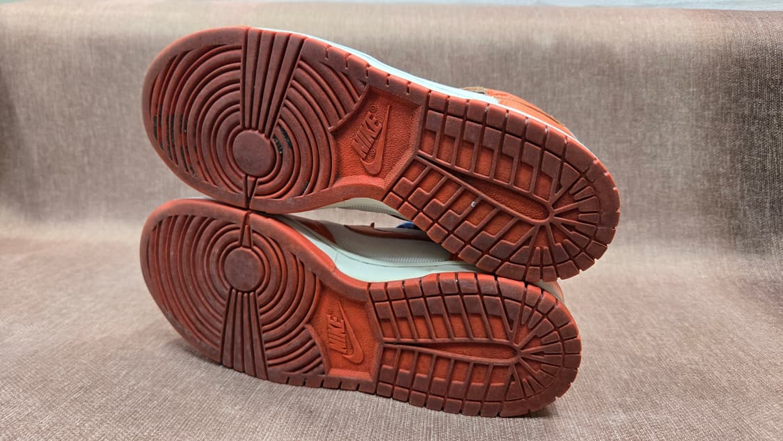 나이키 260mm- 세탁완료 덩크 하이 데니슈파 오렌지/화이트 운동화 상품이미지6