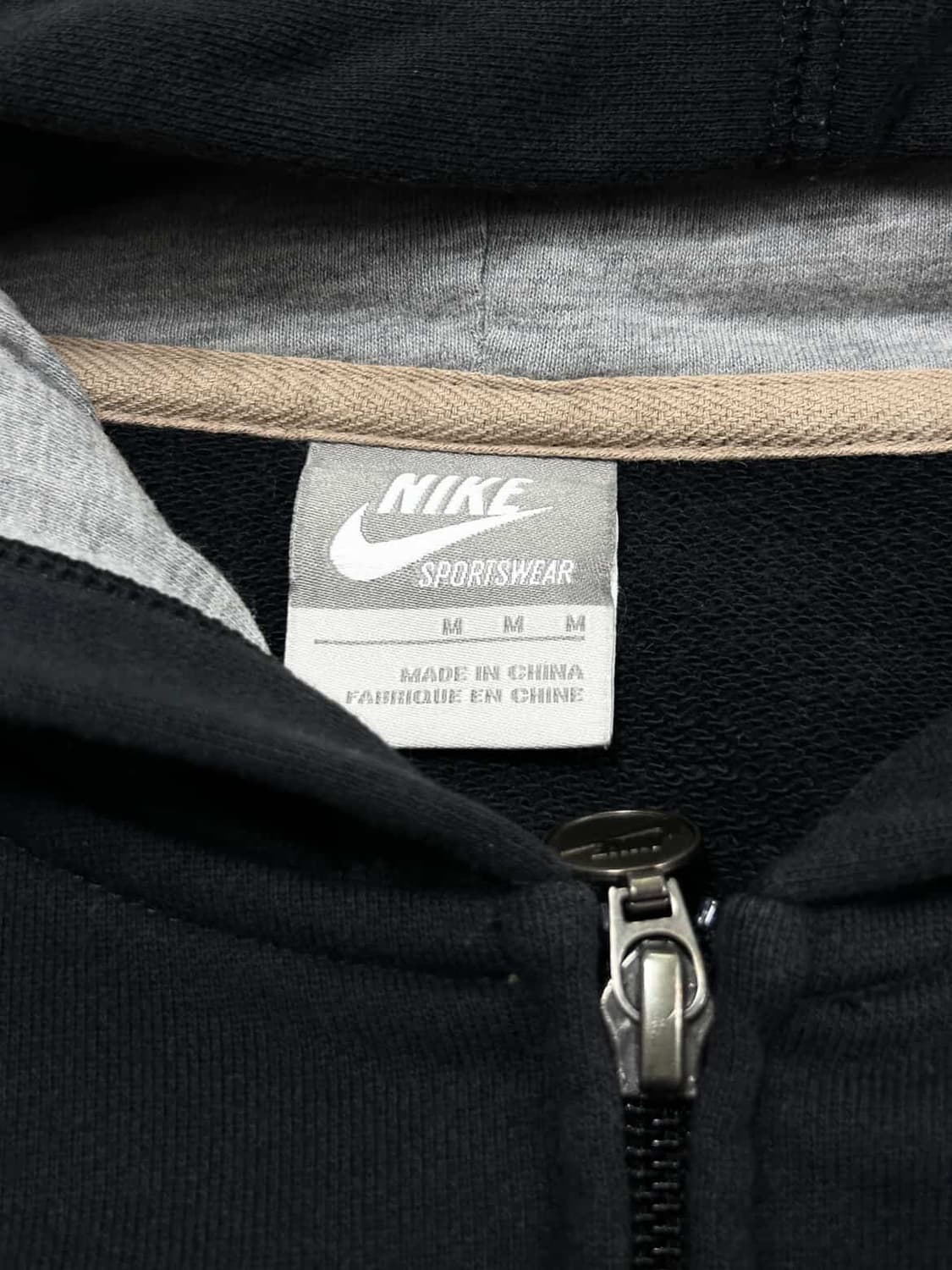나이키 모카로고 블랙 후드집업 상품이미지7
