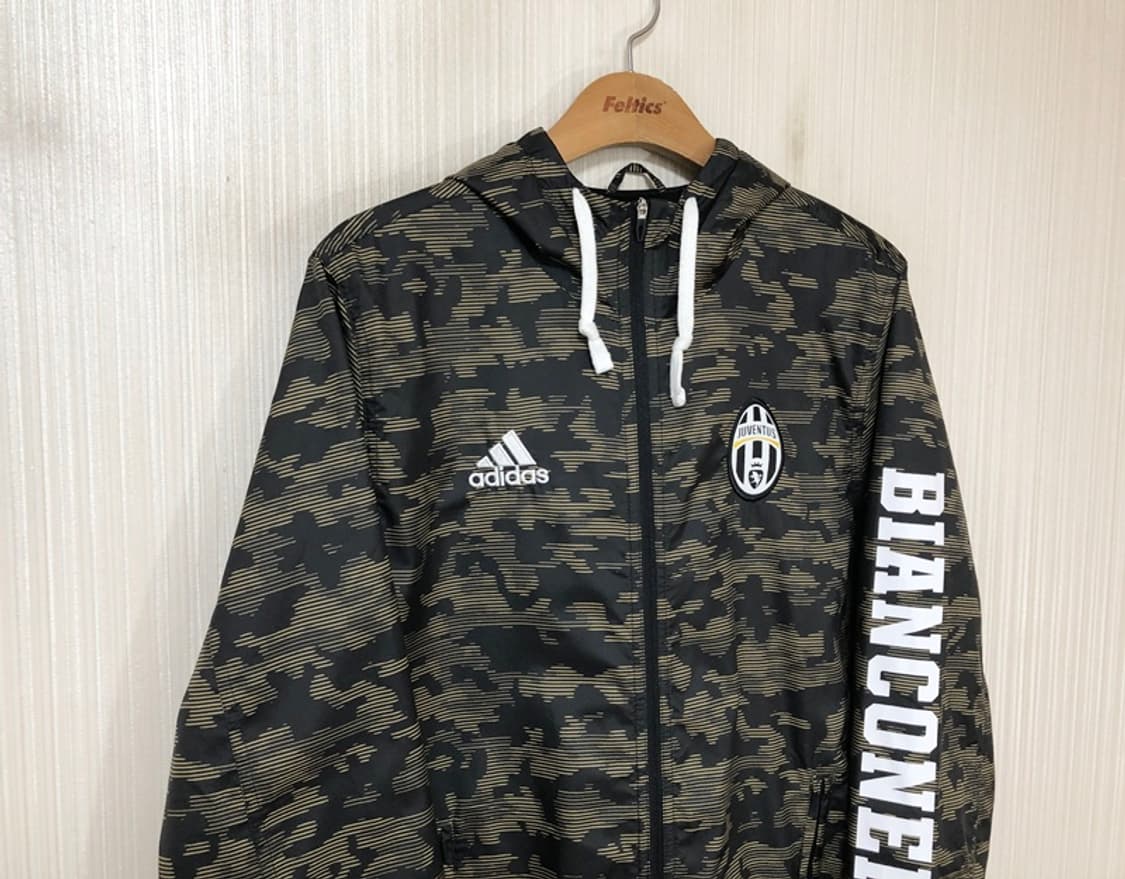 아디다스 15-16 유벤투스 윈드브레이커/후드자켓 블랙X카모 95 상품이미지4