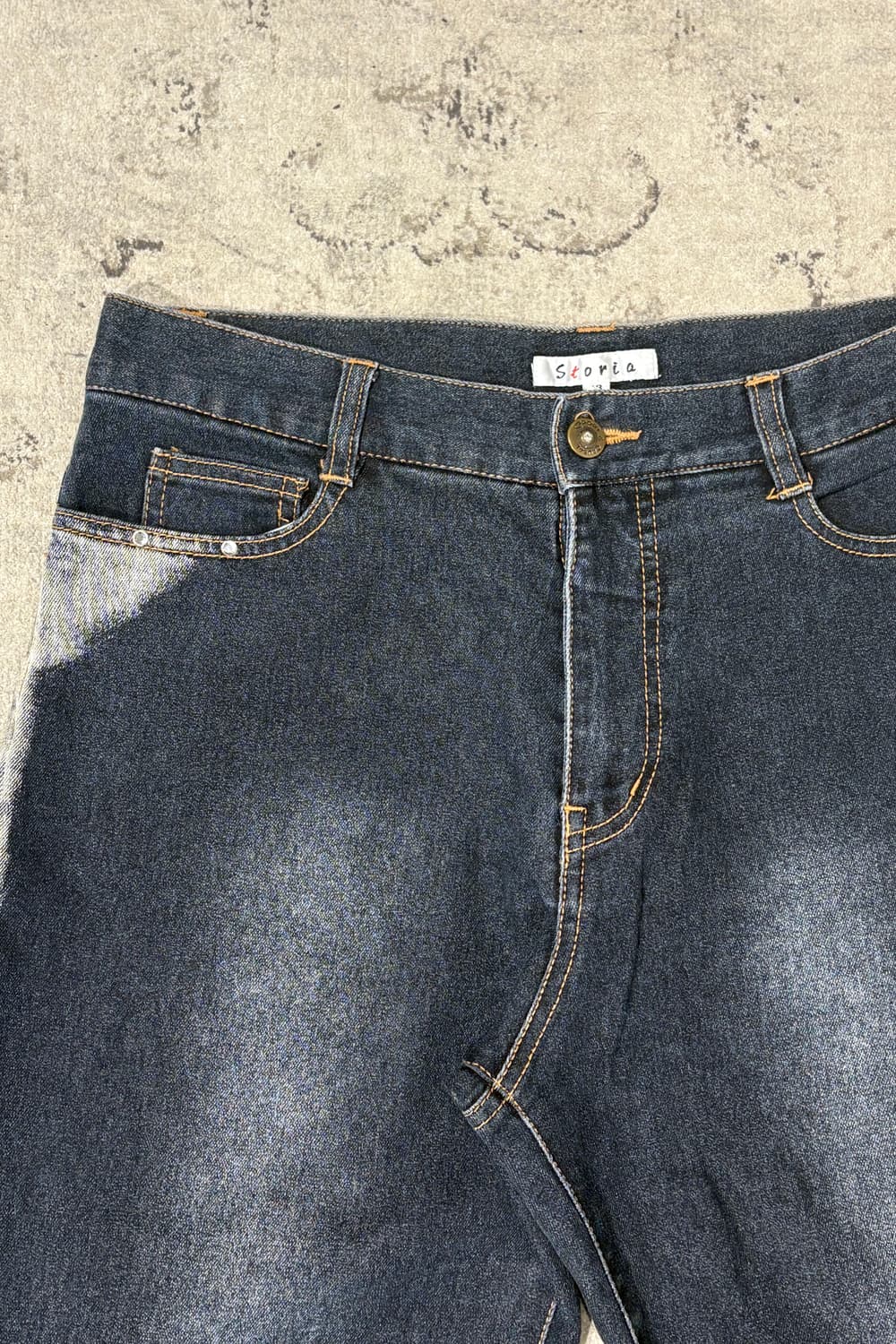 Cyber Grunge Dark Wash Jeans 상품이미지6