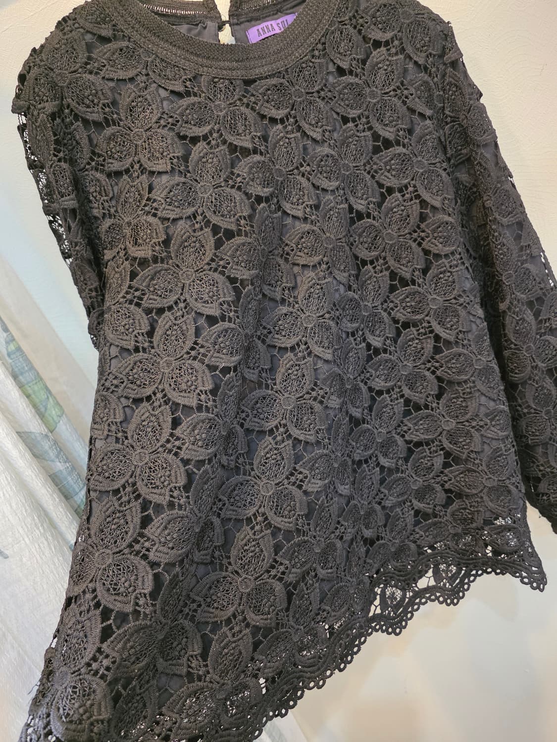 안나수이 블랙 레이스 블라우스 상품이미지8