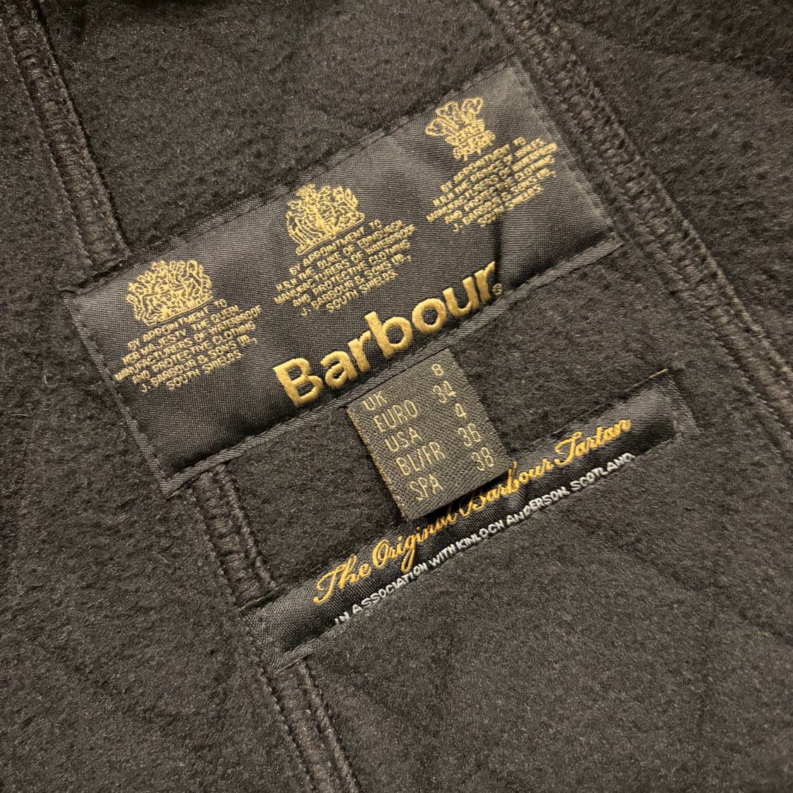 [38] 바버 애넌데일 블랙 퀼팅 자켓 블랙 B281 상품이미지7