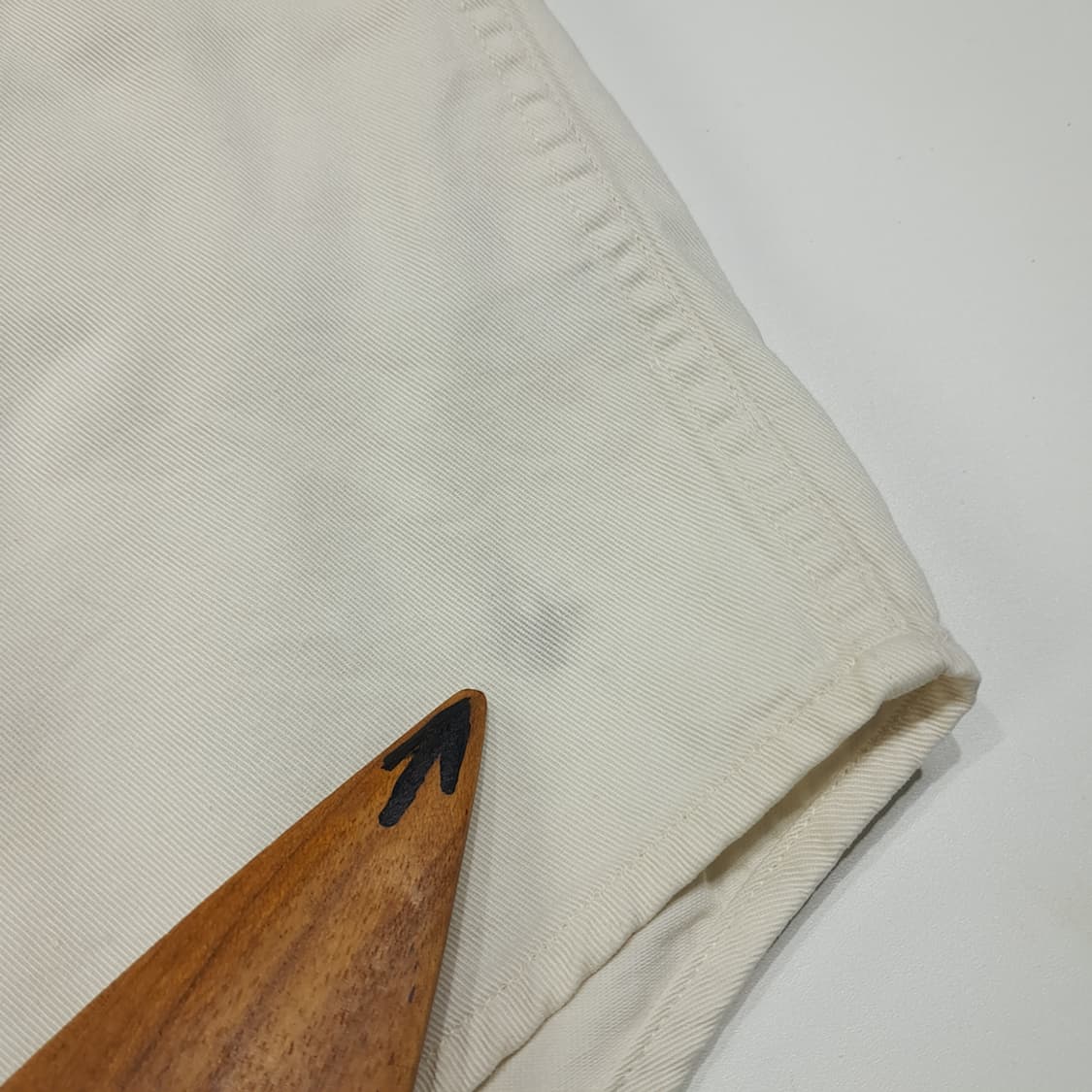 CL581 XL 할리데이비슨 00s 홍콩판 코튼 아이보리 셔츠 상품이미지5