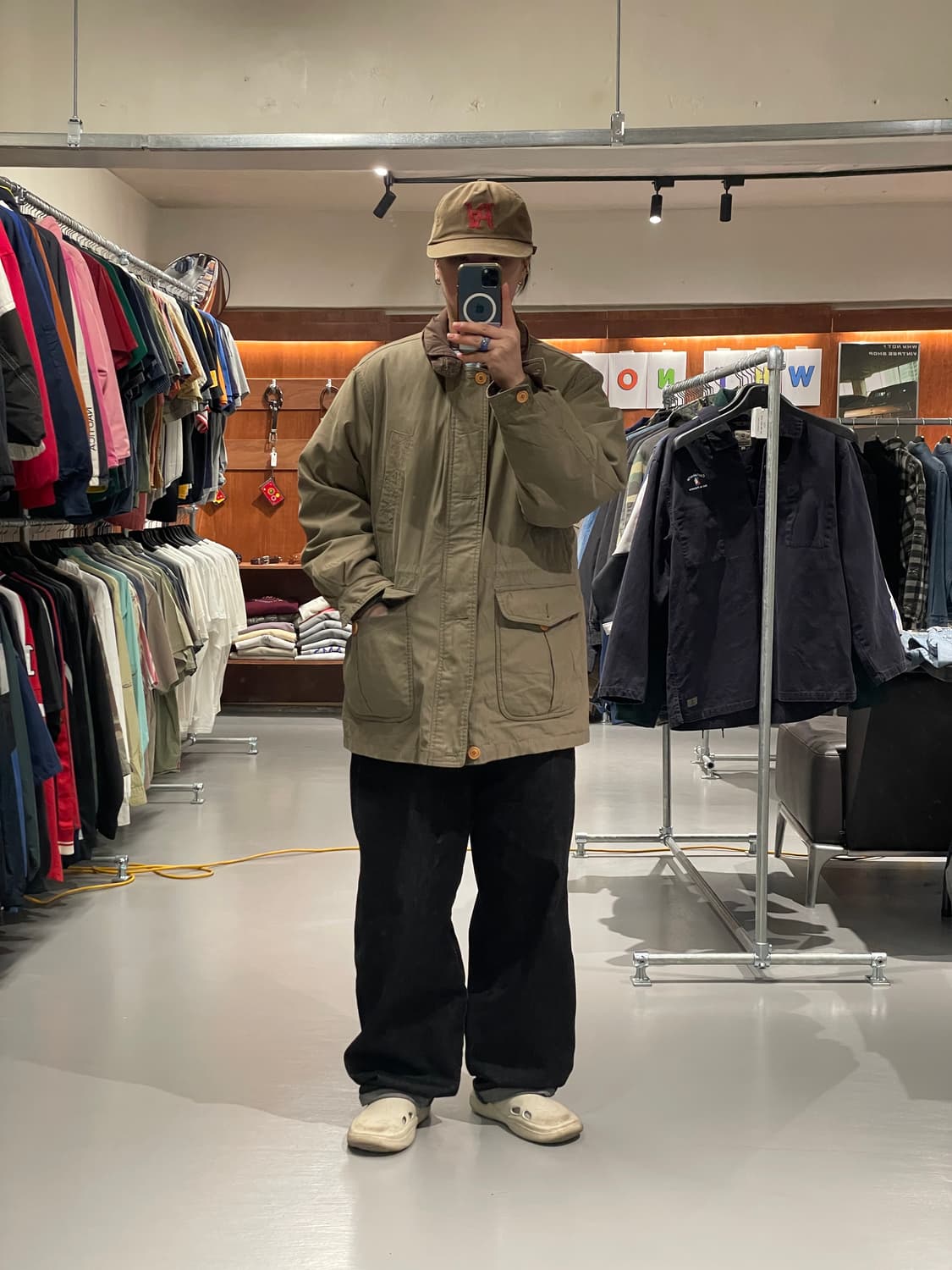 빈티지 사파리 헌팅 자켓 (내피 분리 가능)   상품이미지4