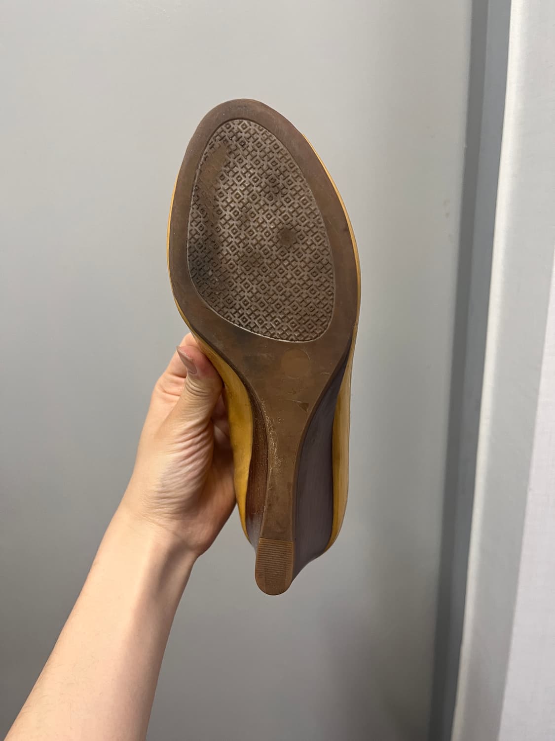 ToryBurch yellow wedge heel 상품이미지7