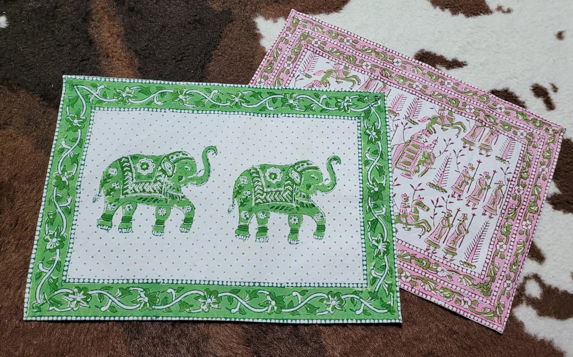 일본 빈티지 장식 패브릭 2장 1셋트(43*31) 상품이미지1