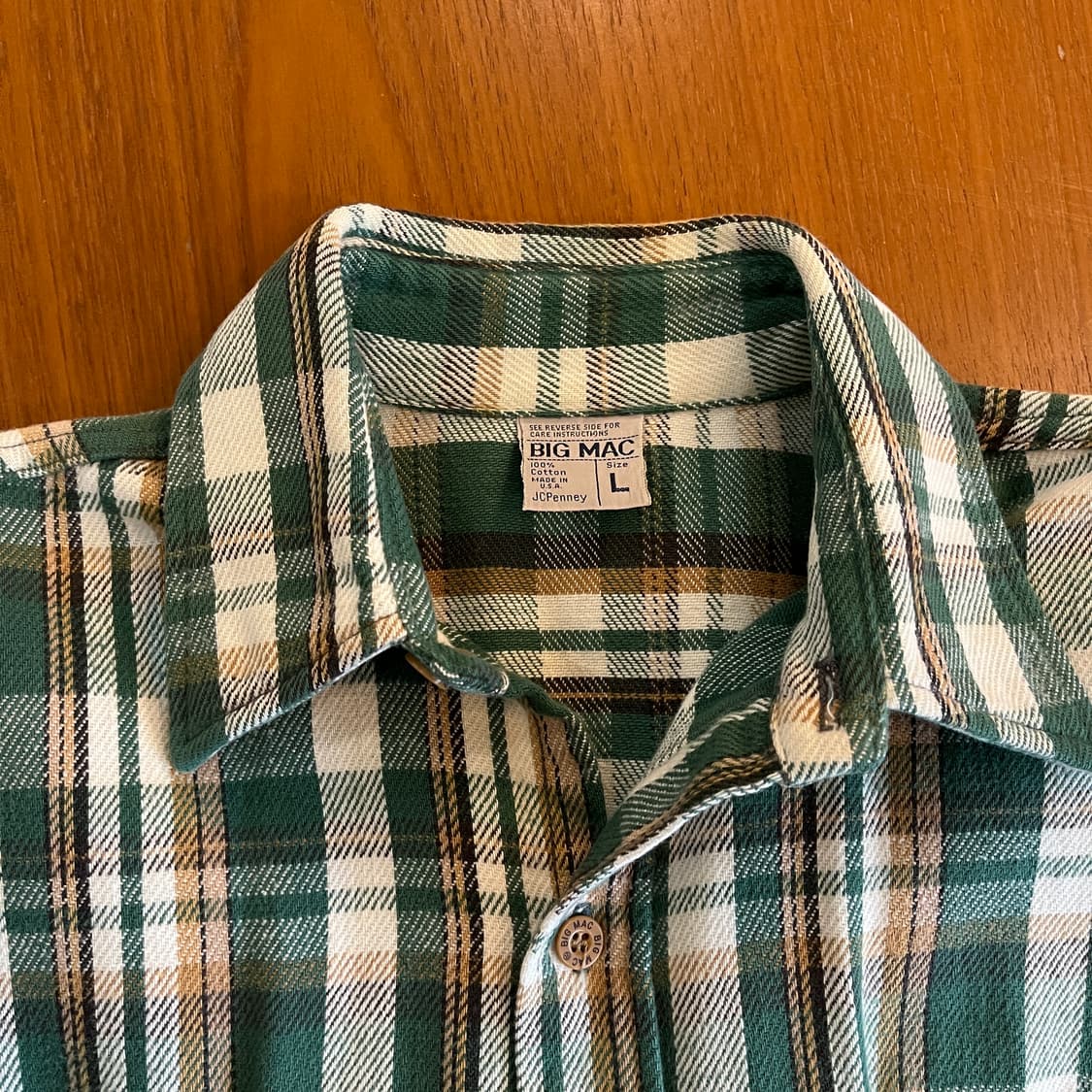 Big Mac Flannel Check Shirt ( L ) 상품이미지3