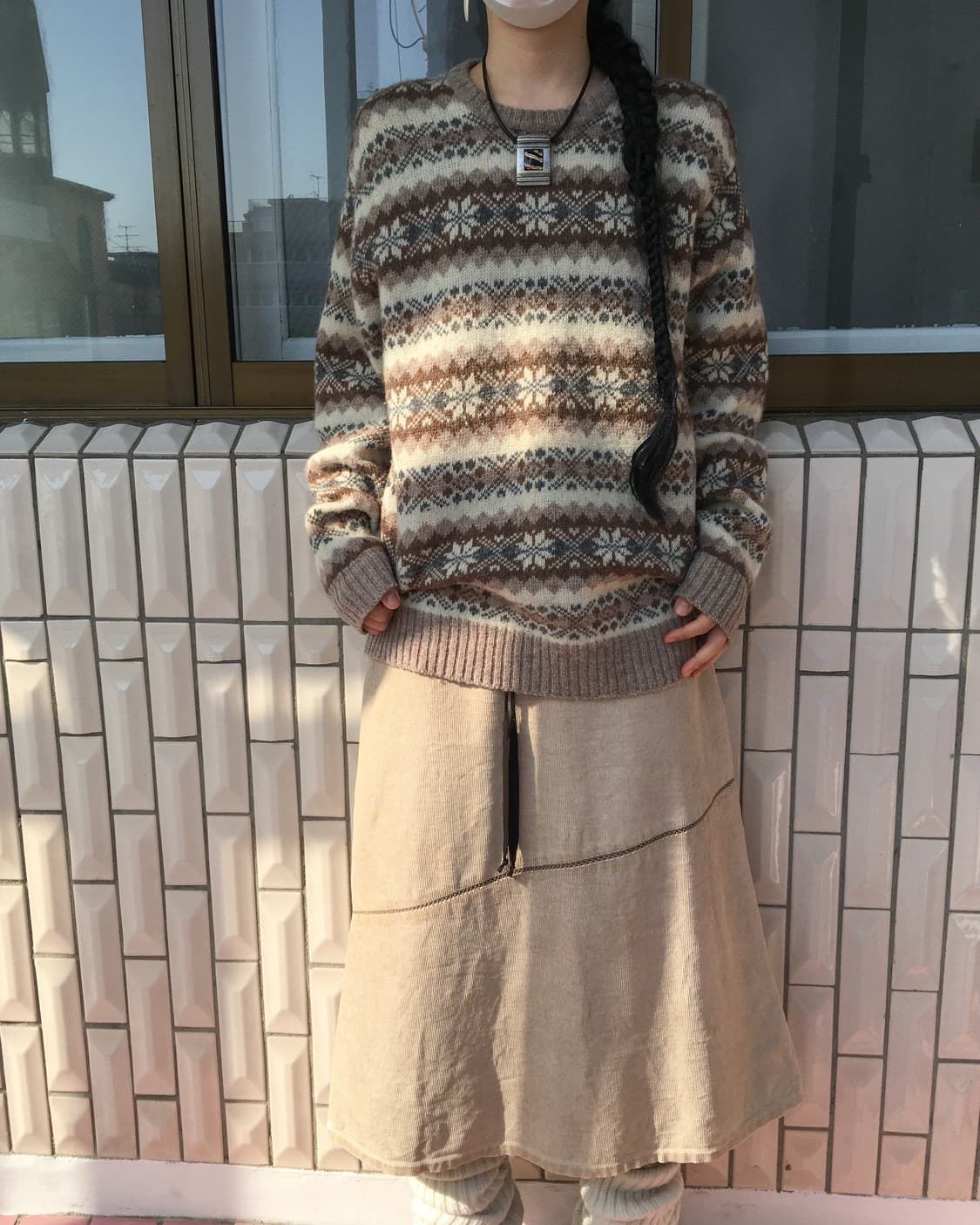 Nordic pattern knit 상품이미지1