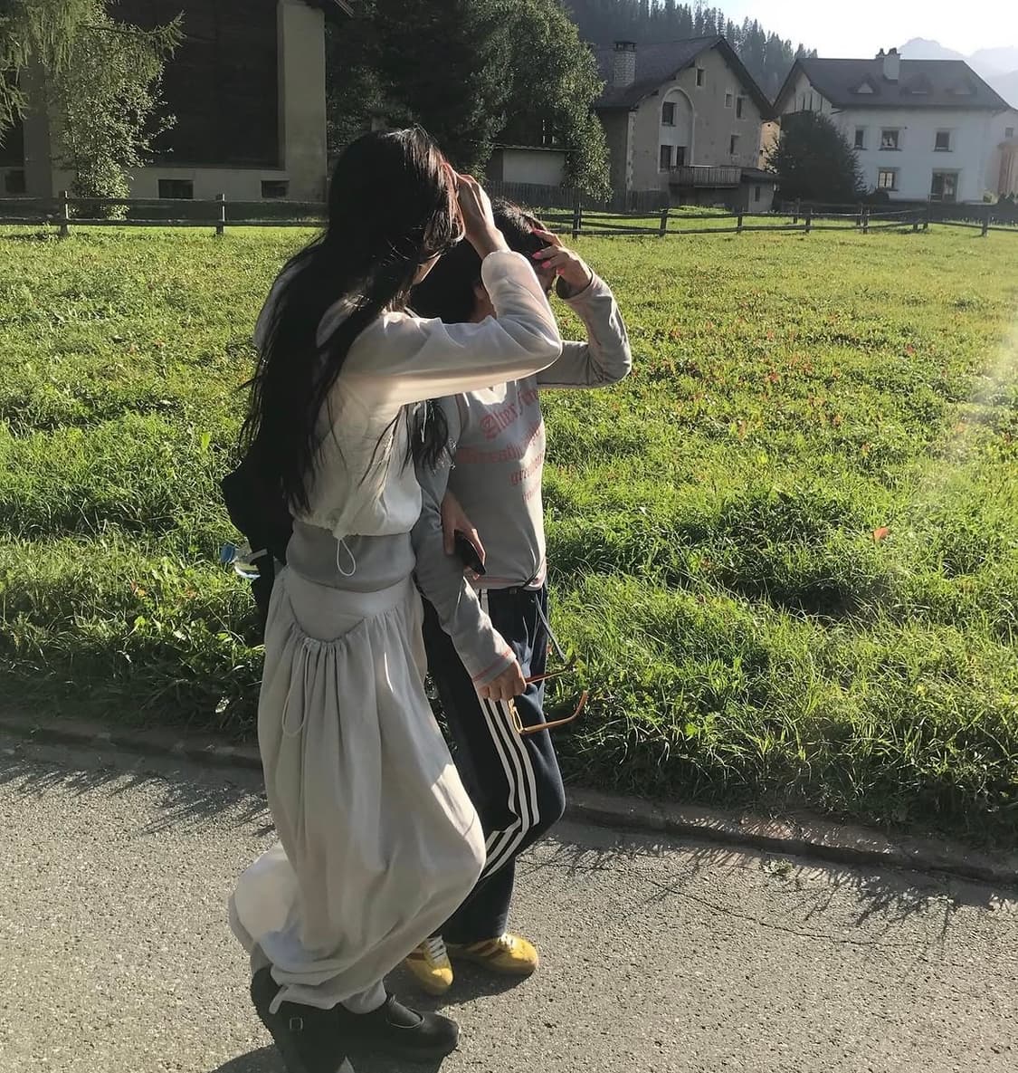 Soonji SHA SHA STRING FLARE SKIRT 상품이미지2