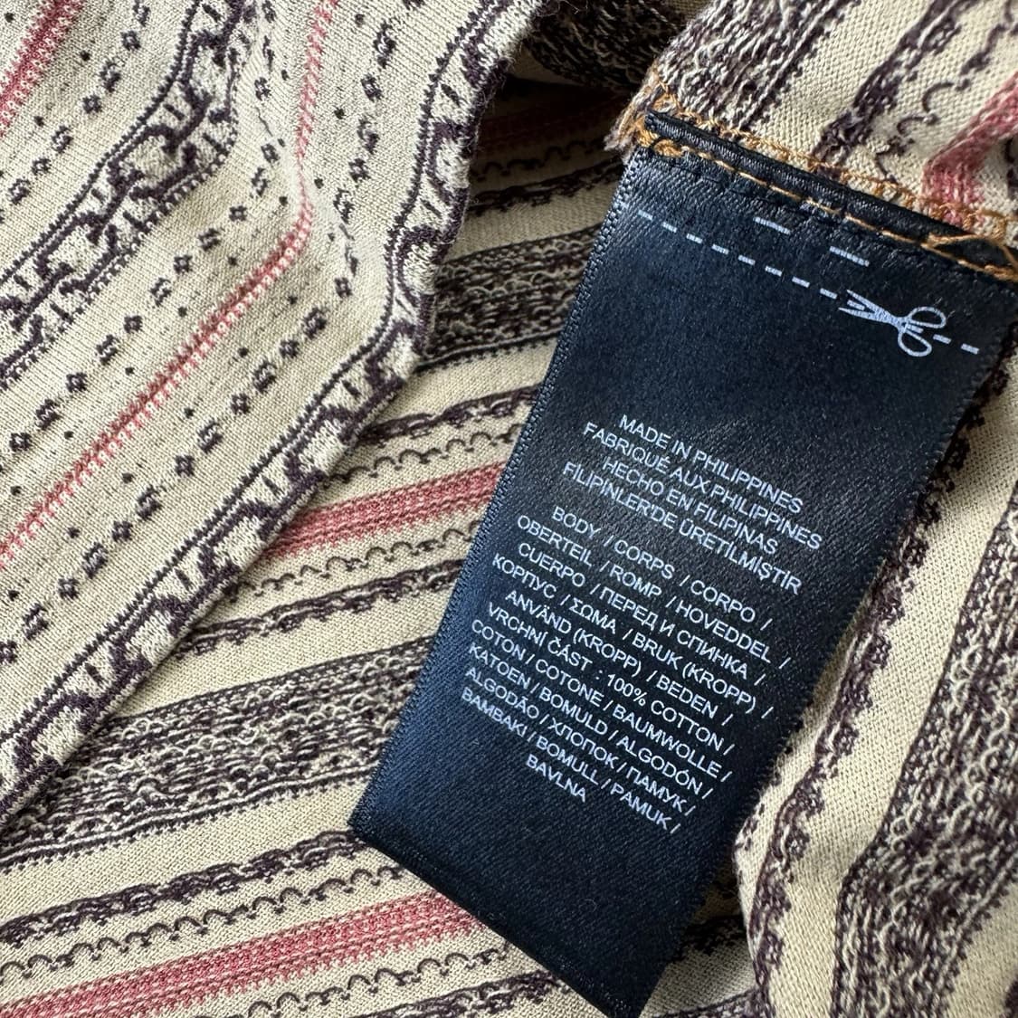 RRL 더블알엘 스트라이프 자카드 포켓 티셔츠 상품이미지4