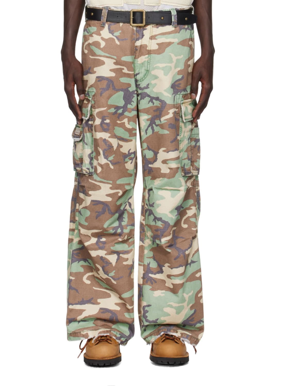 ERL 카모팬츠 L-M 사이즈 교환 상품이미지1