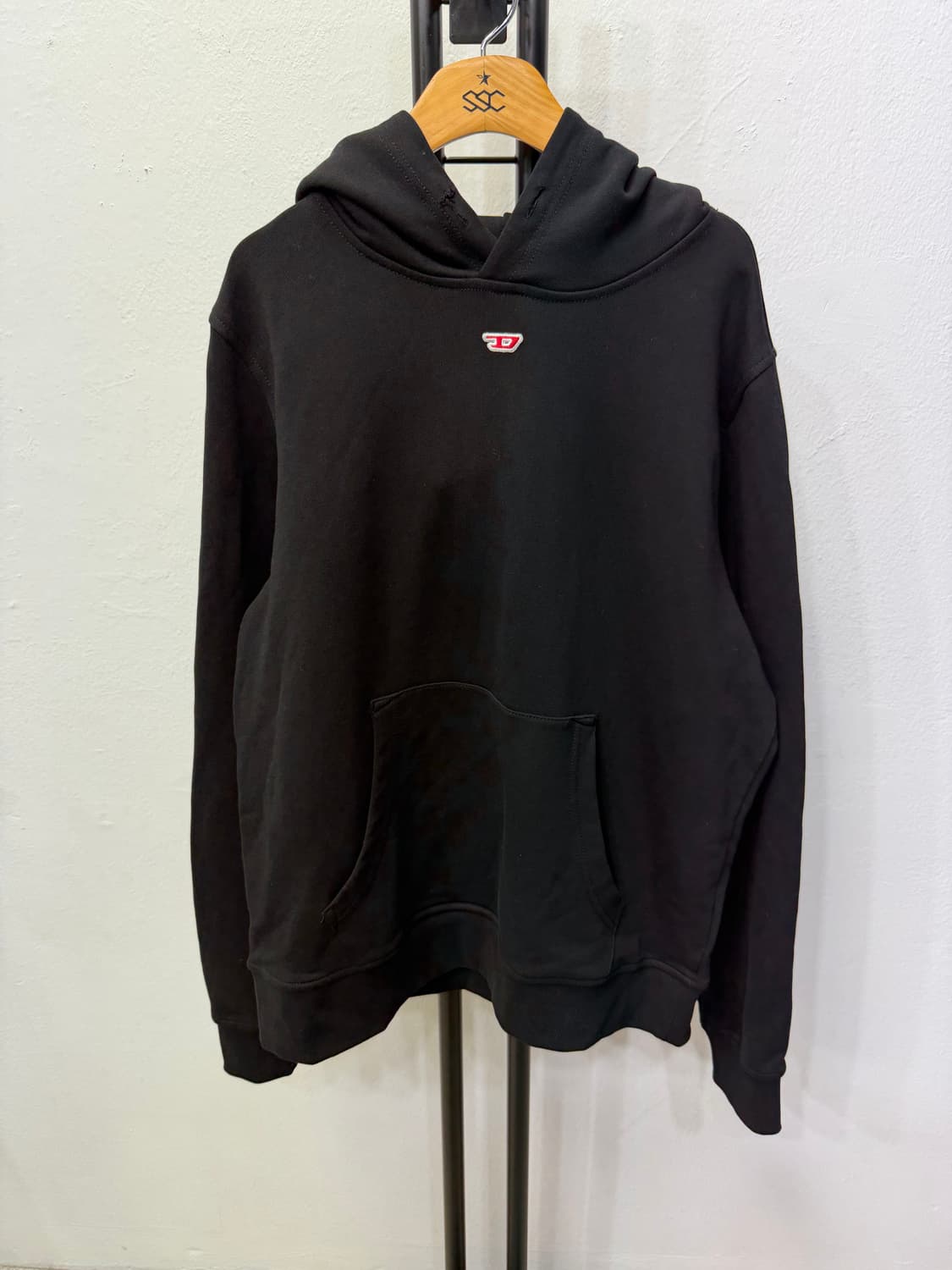 정품) 디젤 신형 D로고 후드티 L 상품이미지1