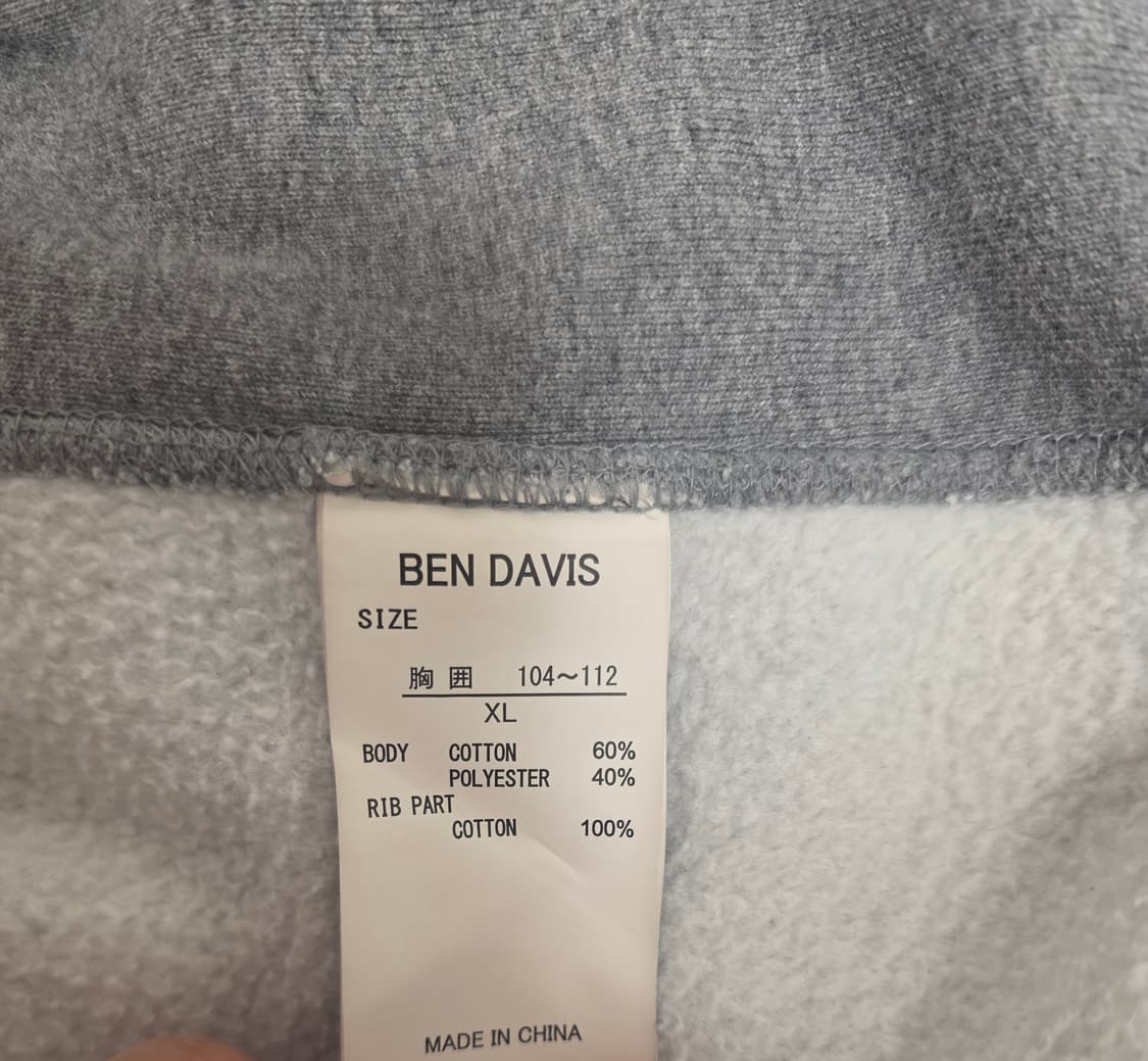 벤데이비스 (Ben Davis) 후드티 다크 그레이 (XL) 105~11 상품이미지9