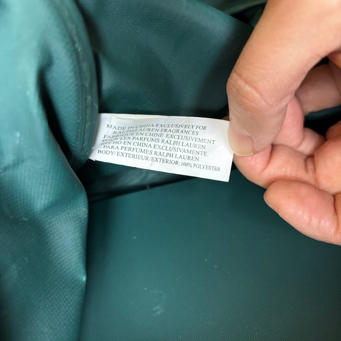 폴로 랄프로렌 90‘s 빈티지 포레스트그린 캔버스 빅사이즈 보스턴백 상품이미지7