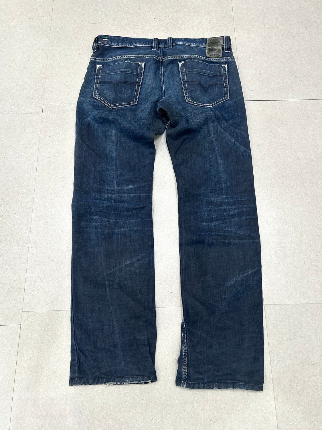 디젤 2000s 블루 워싱 데님진 상품이미지7