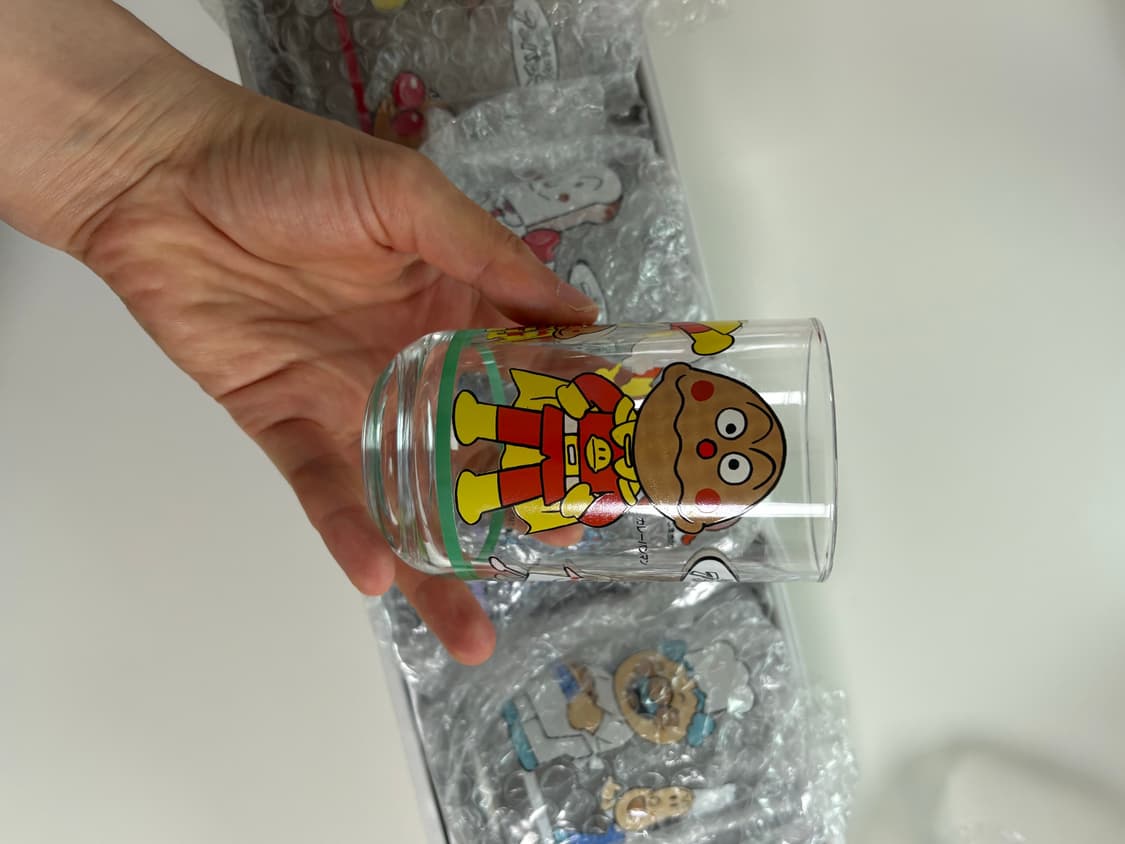 [고전] 호빵맨 빈티지 유리컵 상품이미지10