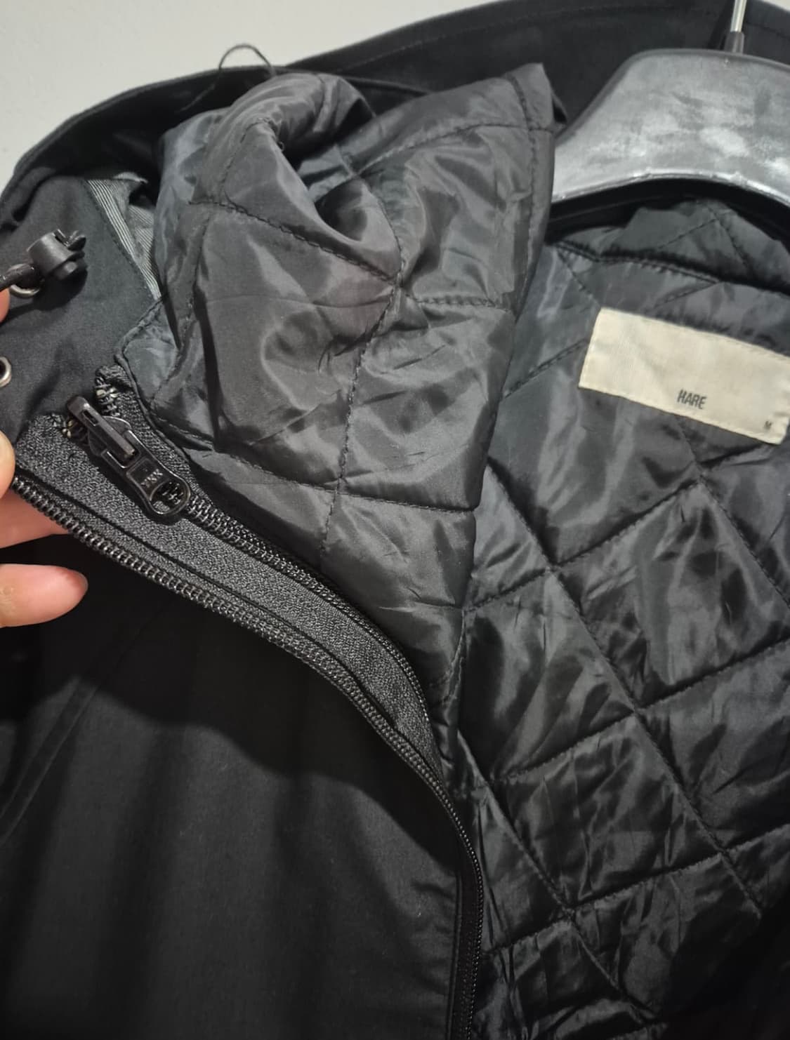 Hare 언발란스 집업 점퍼 상품이미지4