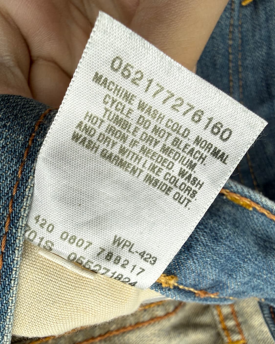 리바이스 00s 527 로우 부츠컷 데님 팬츠 상품이미지5