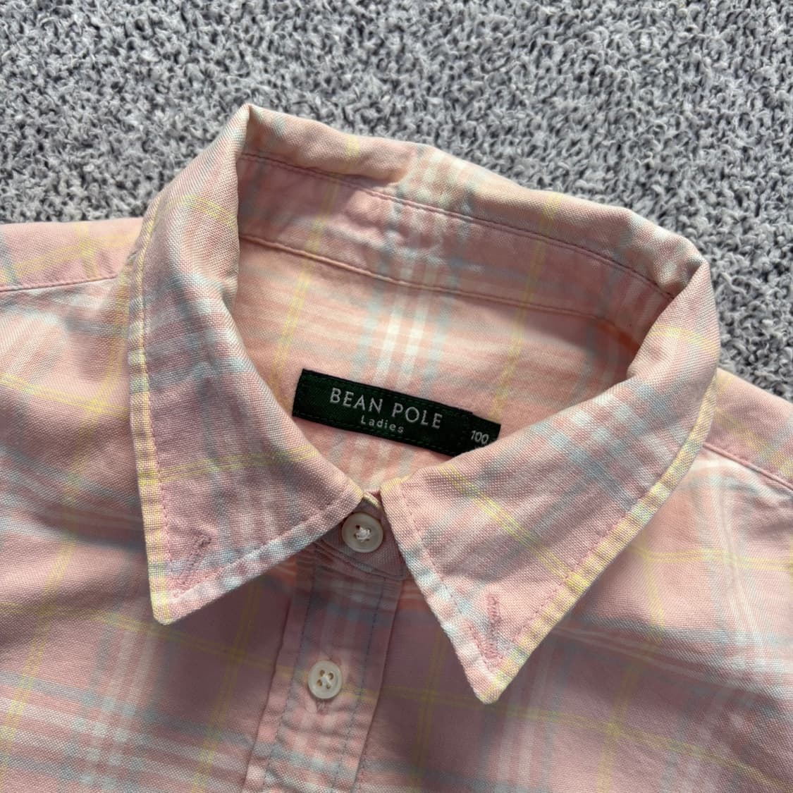 100 빈폴 여성 체크 셔츠 남방 0406J 상품이미지2